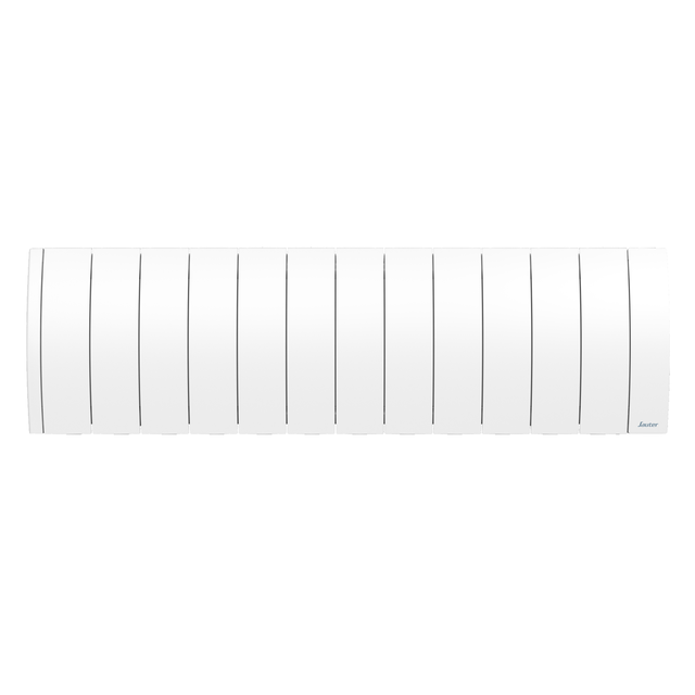 Radiateur électrique connecté inertie fluide 1400W SAUTER Ipala plinthe blanc