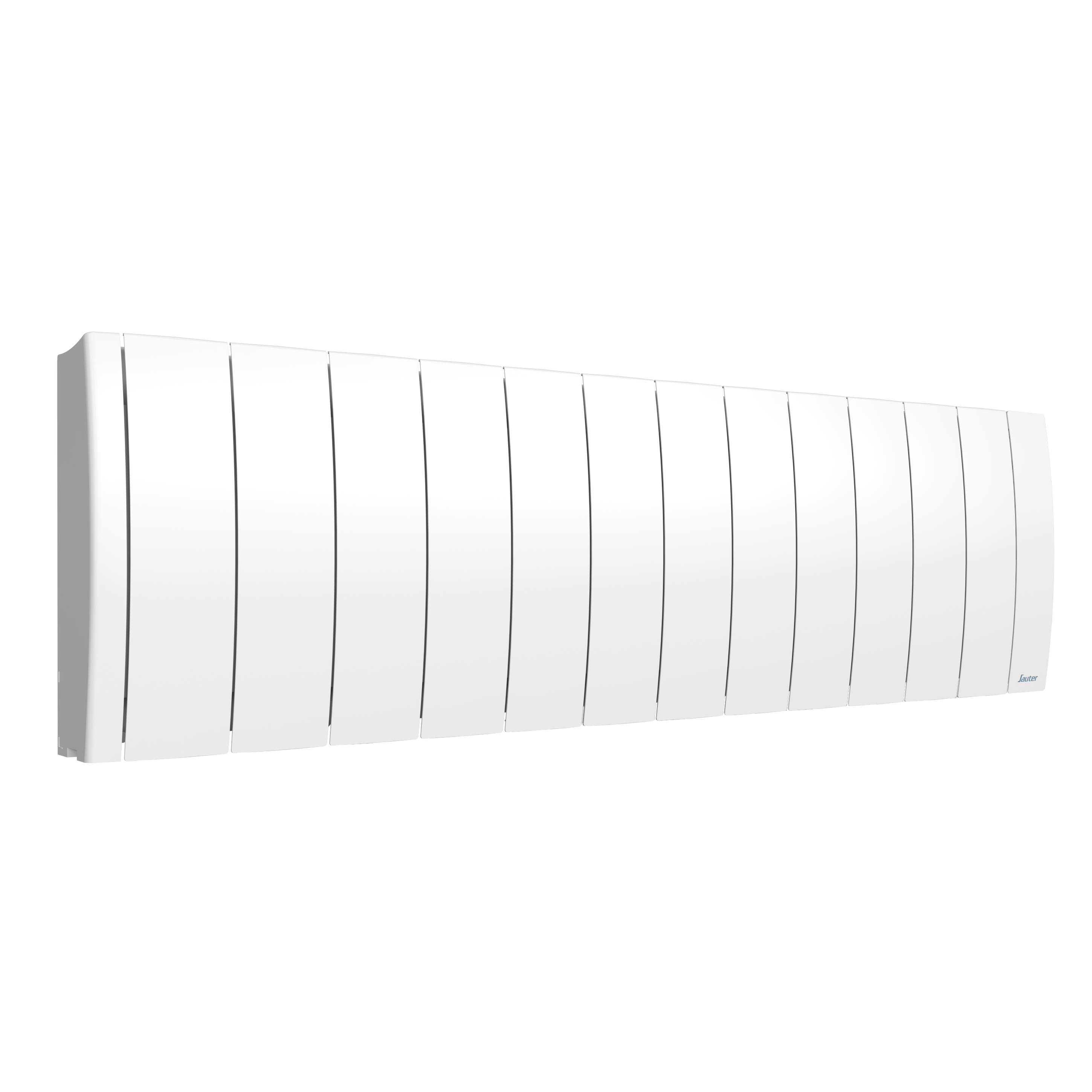 Radiateur électrique connecté inertie fluide 1400W SAUTER Ipala plinthe blanc - 5
