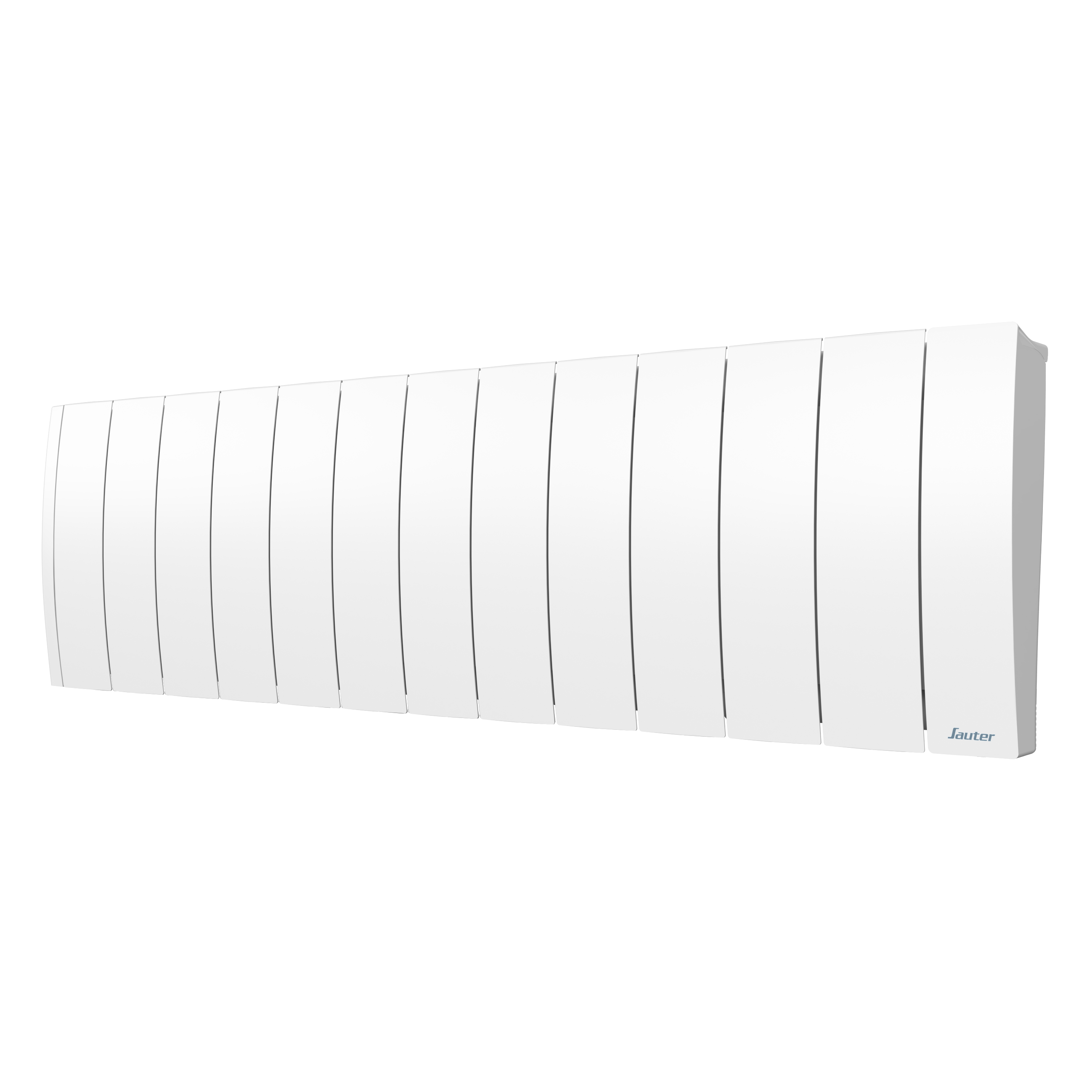 Radiateur électrique connecté inertie fluide 1400W SAUTER Ipala plinthe blanc - 6