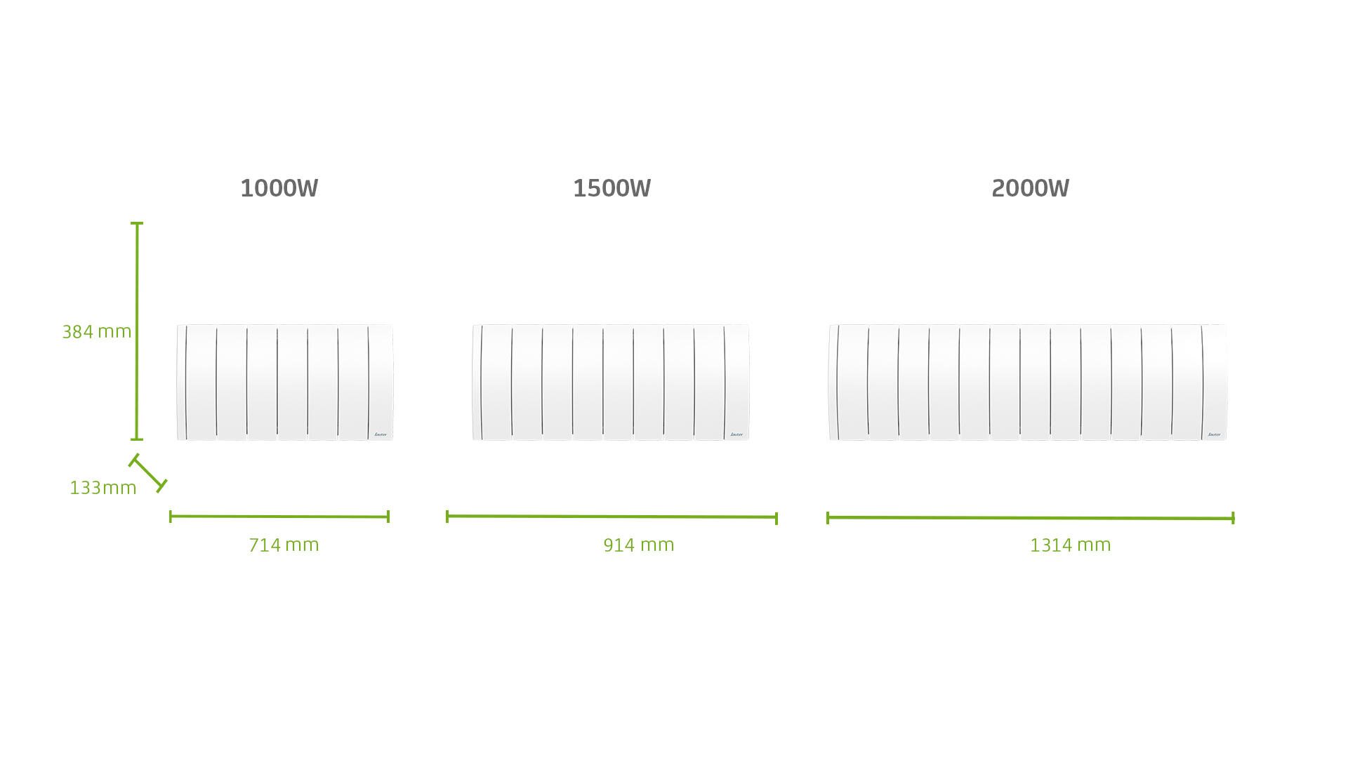 Radiateur électrique connecté inertie fluide 1400W SAUTER Ipala plinthe blanc - 8