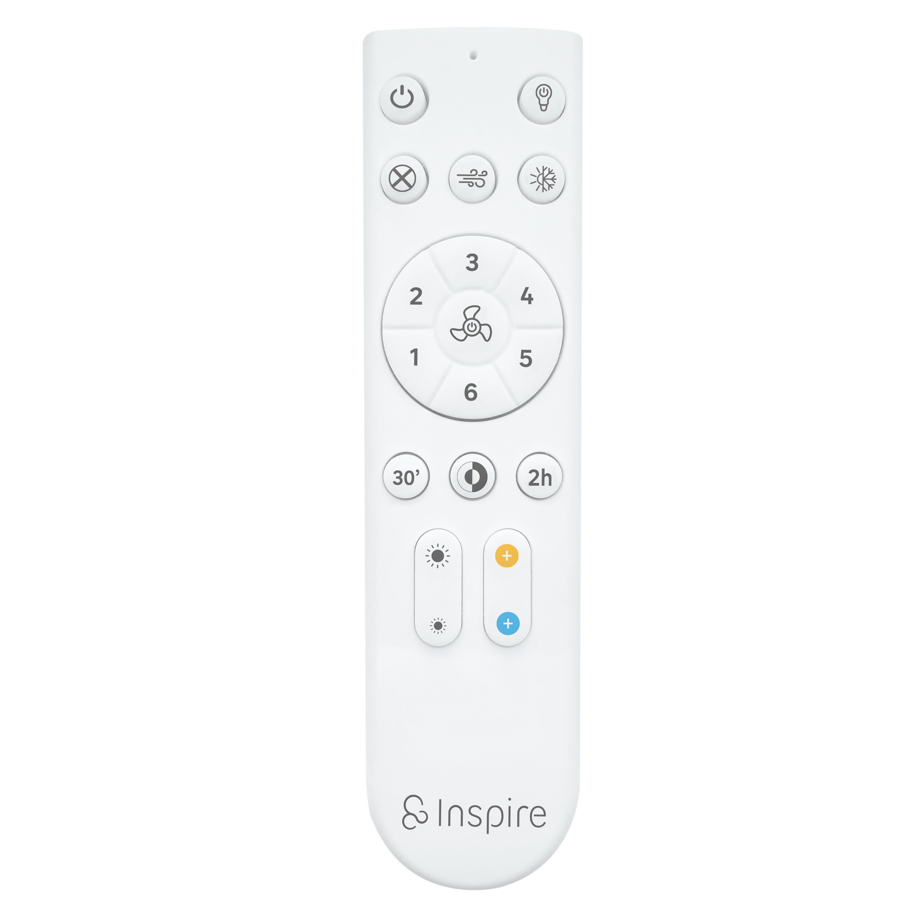 Lampowentylator Majola czarno-biały śr. 60 cm 6400 lm LED Inspire - 7