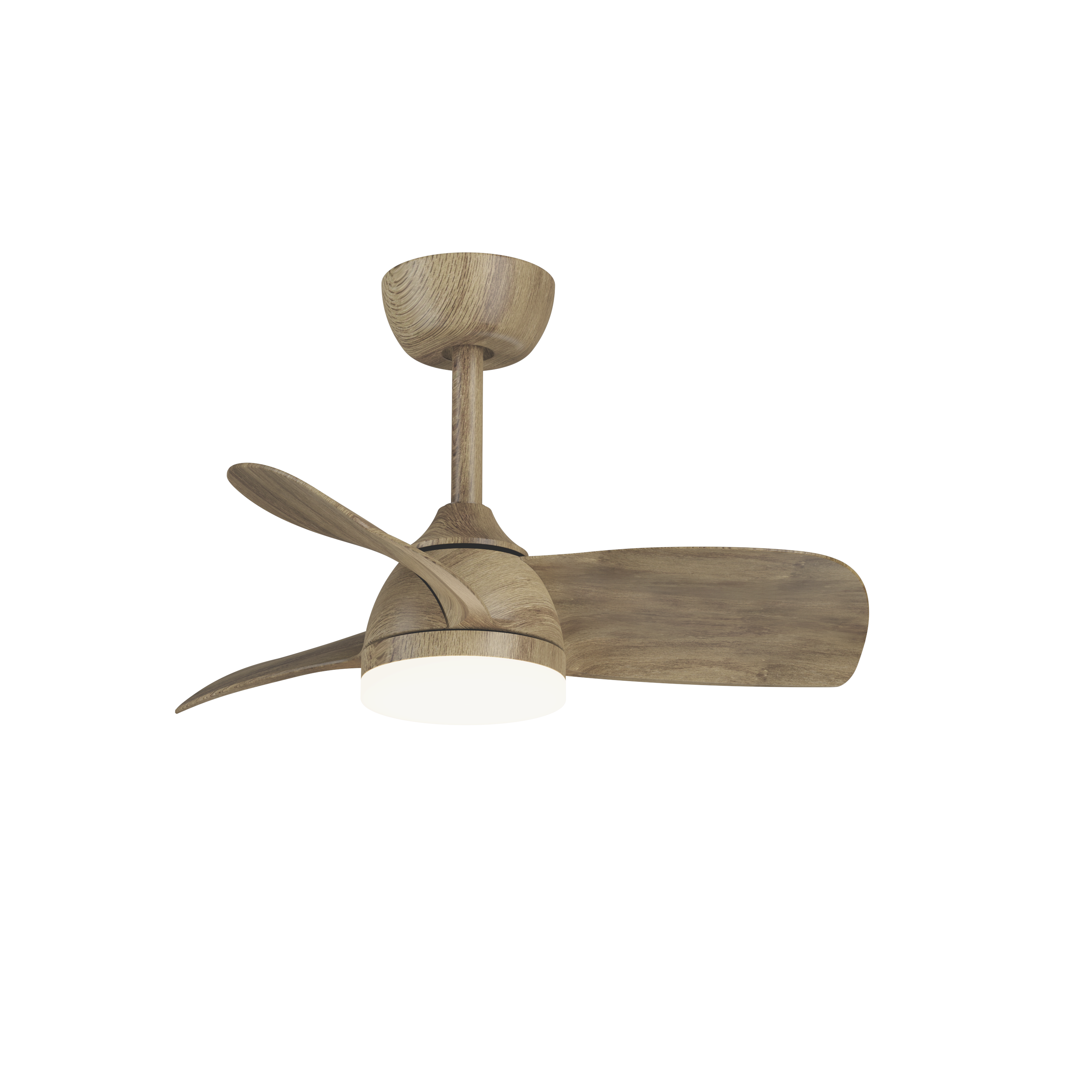 Ventilateur de plafond avec éclairage et télécommande, 50 cm, éclairage