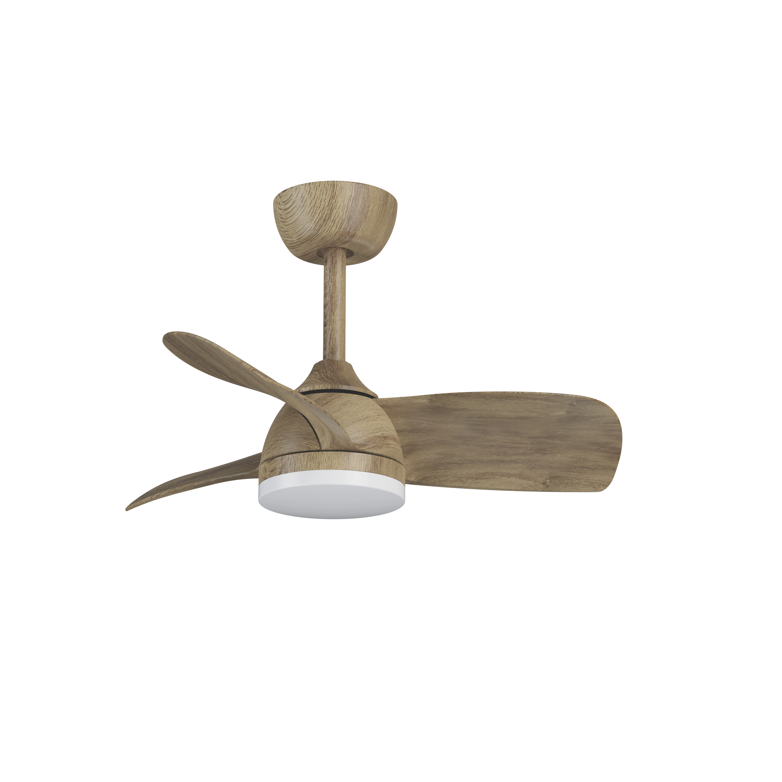 Ventilateur de plafond LED, Beach, 71 cm, INSPIRE, noyer - 8