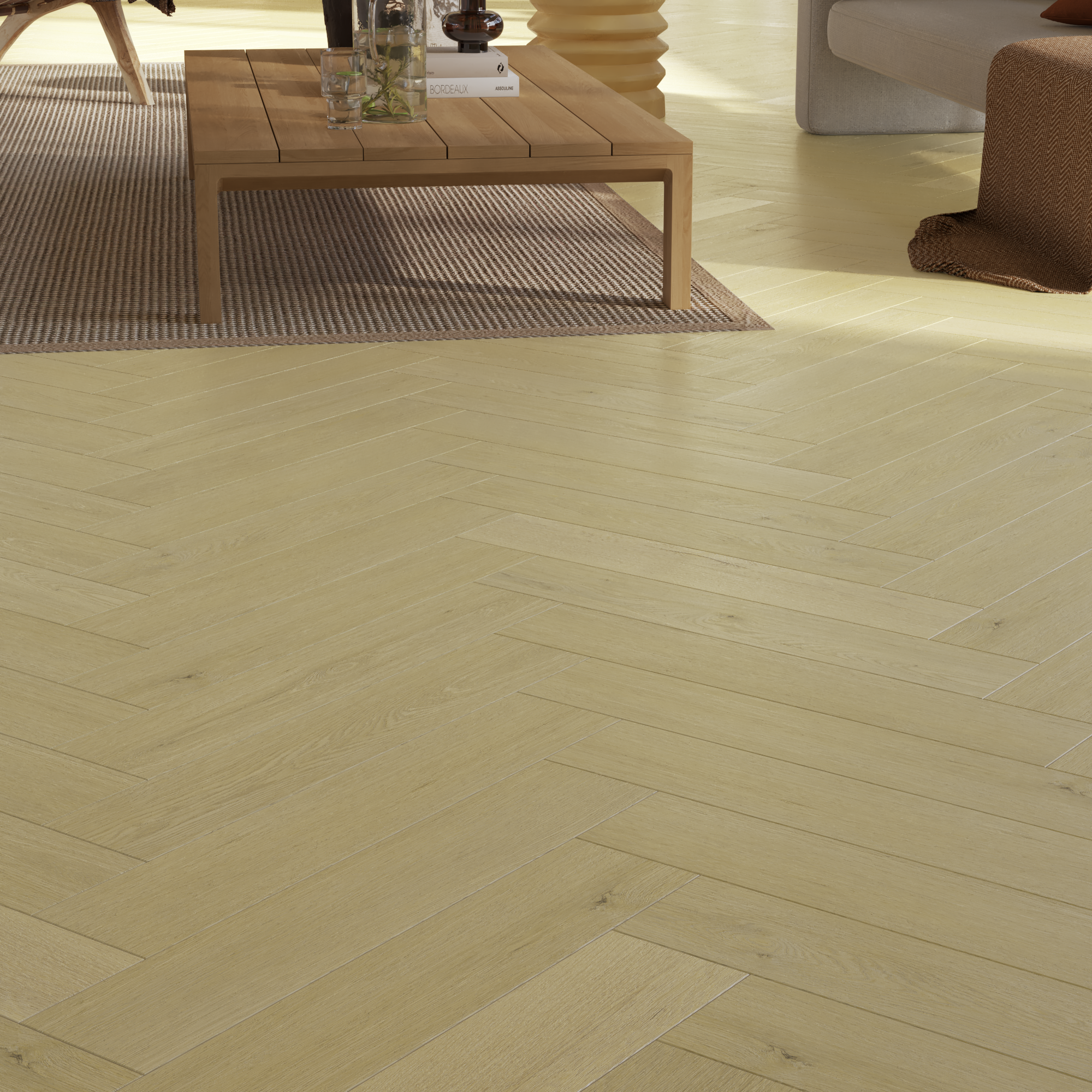 Suelo vinílico SPC clic   efecto madera natural   ARTENS - 8
