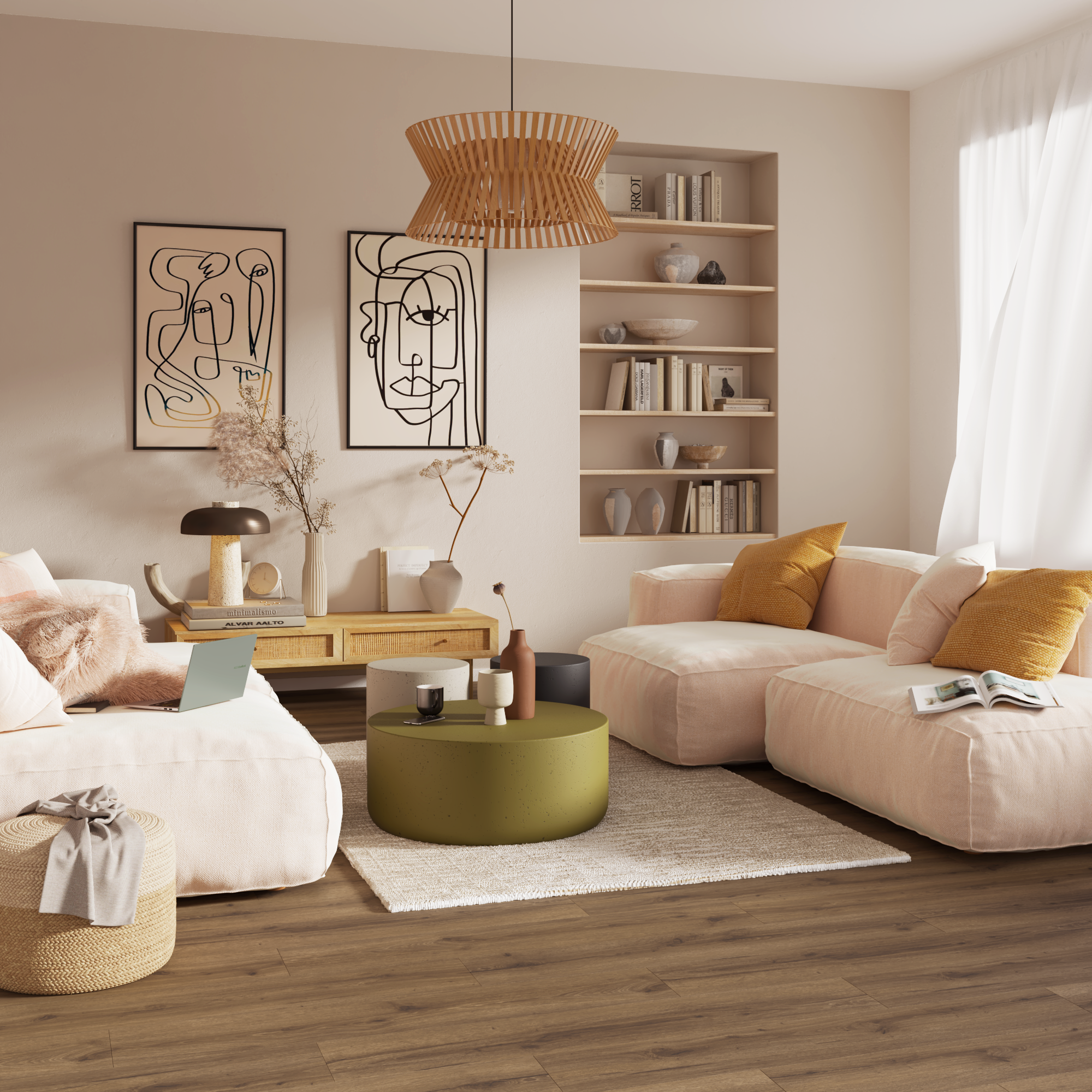 Lame PVC clipsable intenso ARTENS Lucena bois naturel - 4