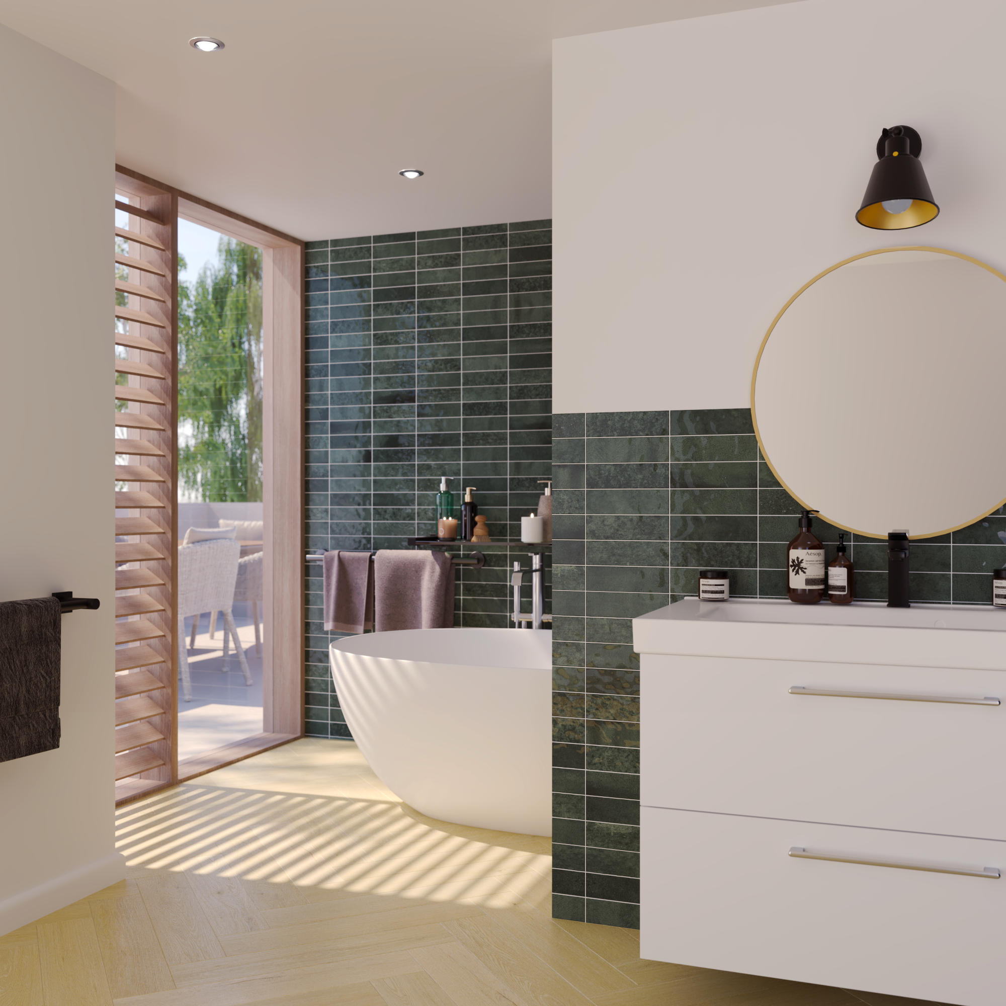 Suelo vinílico SPC clic   efecto madera natural   ARTENS - 4