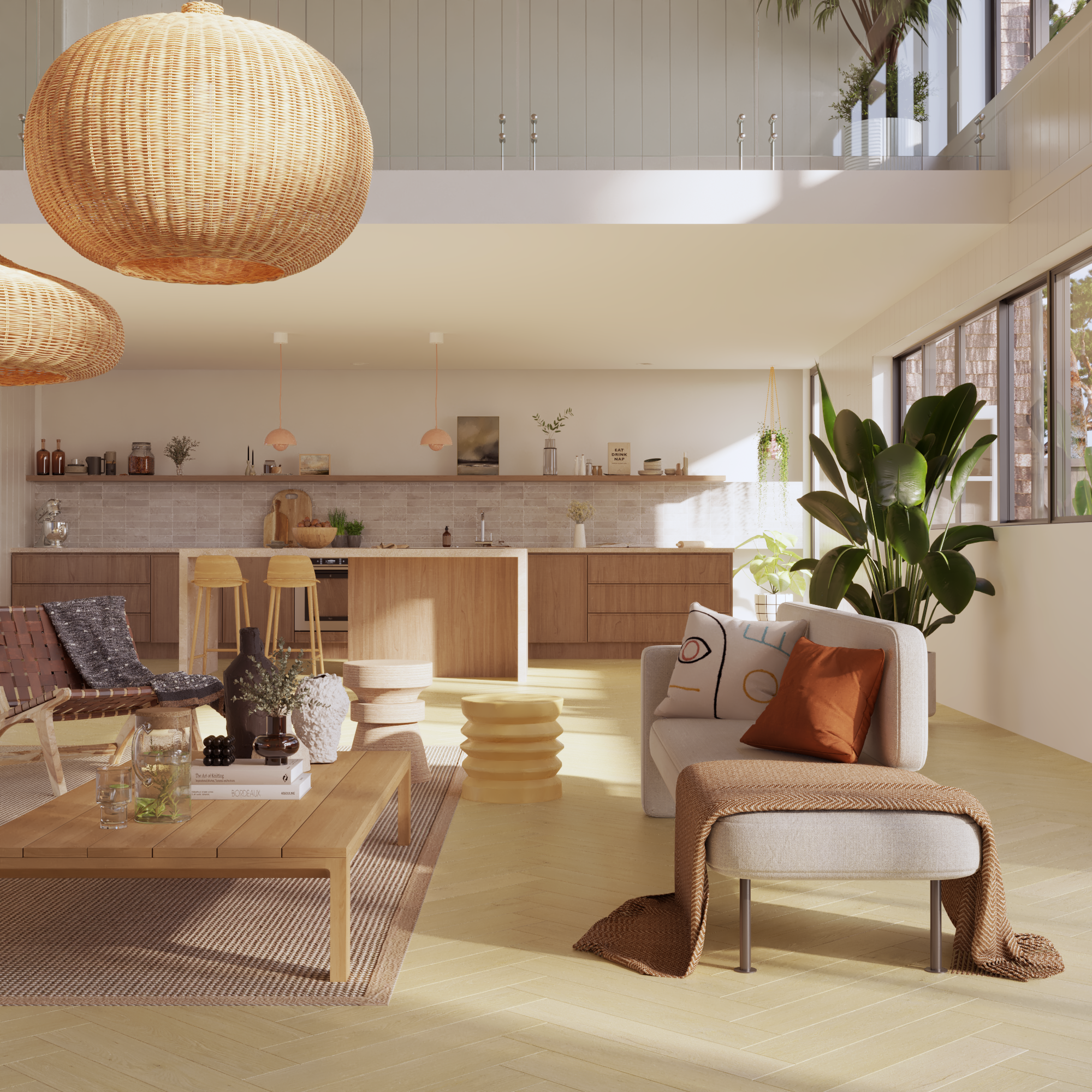 Suelo vinílico SPC clic   efecto madera natural   ARTENS - 5