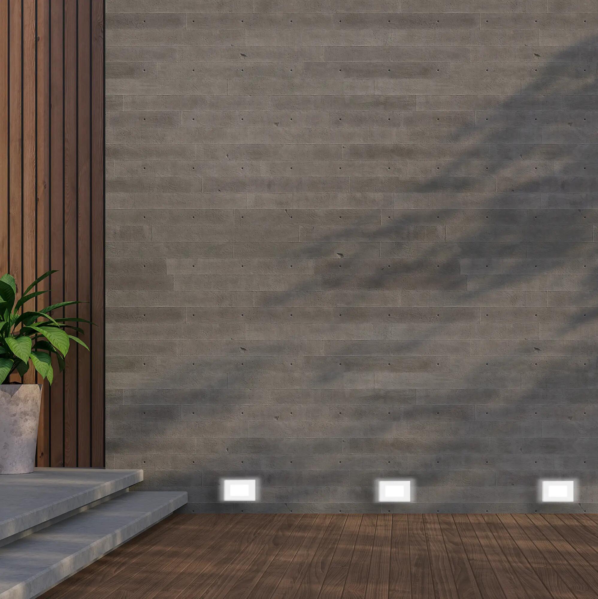 Faretto da incasso con fonte luminosa fisso Modulo LED URANO 1021 CCT bianco 10.5X10.7 cm Luce cct da bianco caldo a bianco freddo - 2