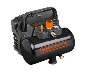 Compressore D'aria Black & Decker BD 205/50 – 50 Lt, 2 Hp, 8 Bar, 210 Lt/min, Con Ruote E Maniglia, Per Officina, Bricolage E Gonfiaggio