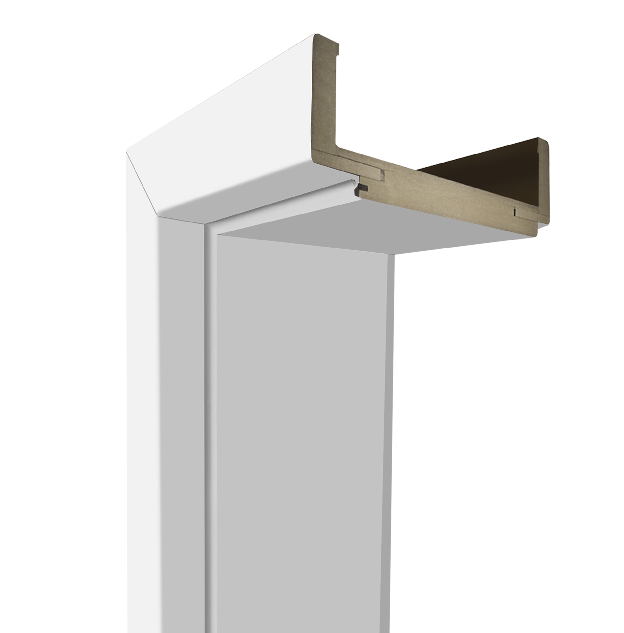 Ościeżnica regulowana do drzwi dwuskrzydłowych Loft Duo 180 biały FF zakres 80-100 mm Voster