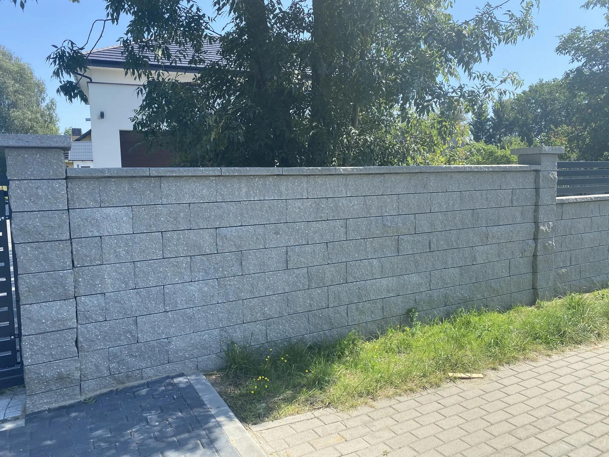 Przykrycie cokołu 50x30x6 cm 2stronnie łupane Granit Ziel-Bruk - 4