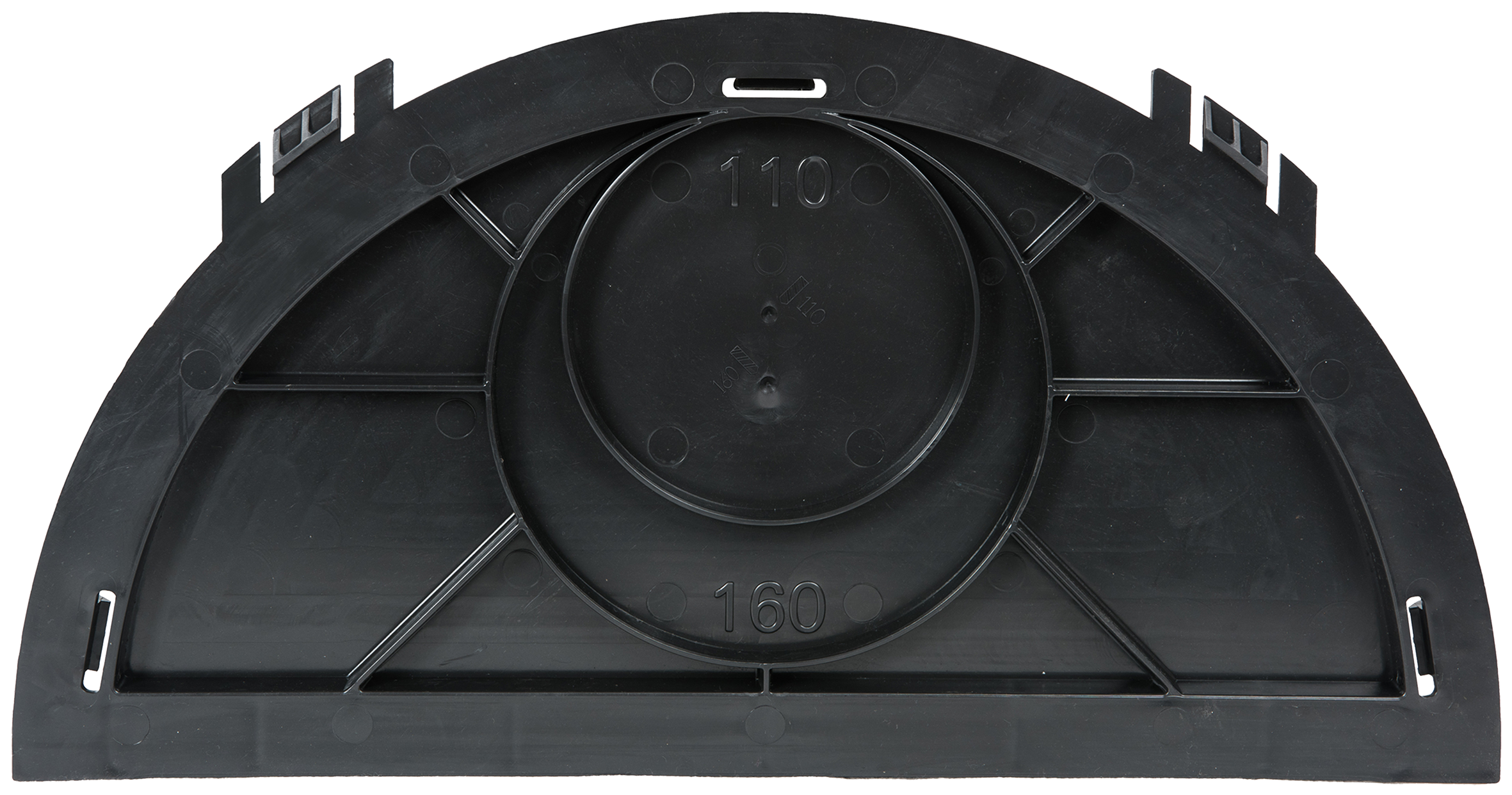 Dekiel do tuneli rozsączających 45x24x2.6cm czarny