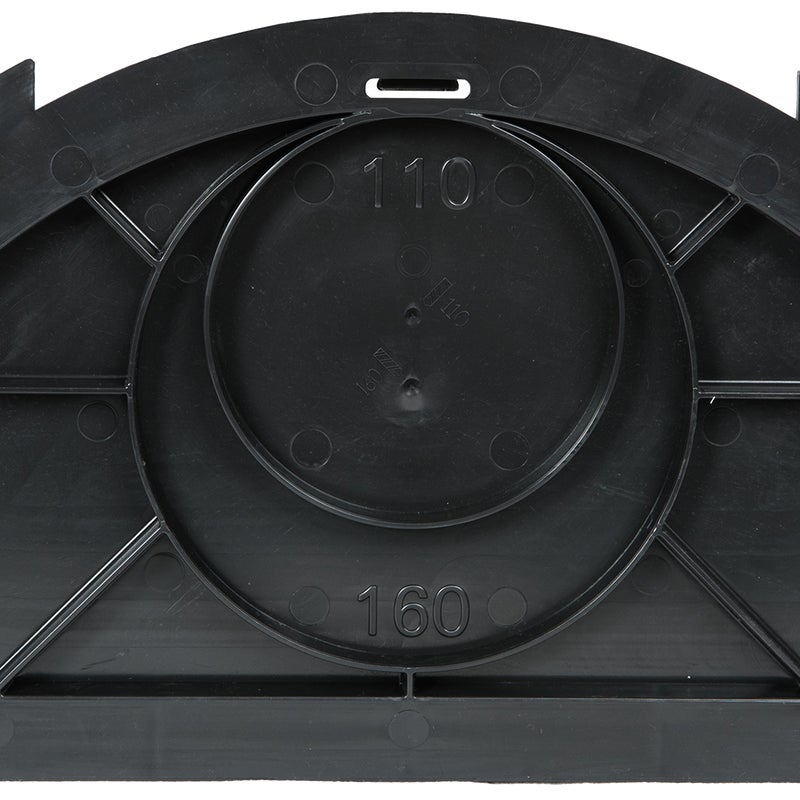 Dekiel do tuneli rozsączających 45x24x2.6cm czarny