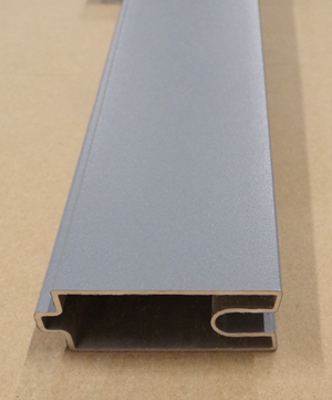 Profil de départ aluminium Kyoto, gris clair, 22 X5 X L. 176 cm