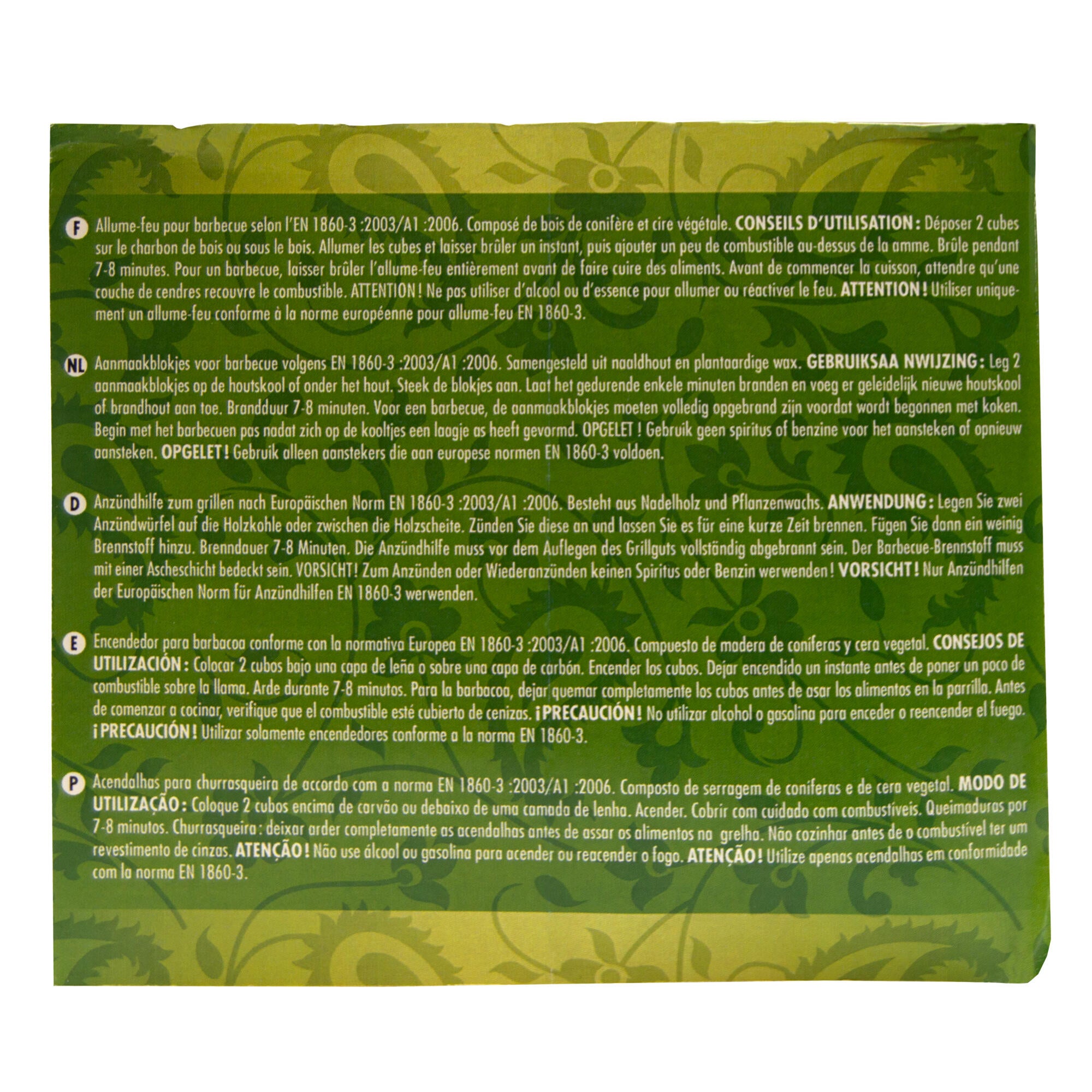 Cubos de encendido ecológico CHEMINETT MAXIPACK 120 unidades 100% Naturales - 8