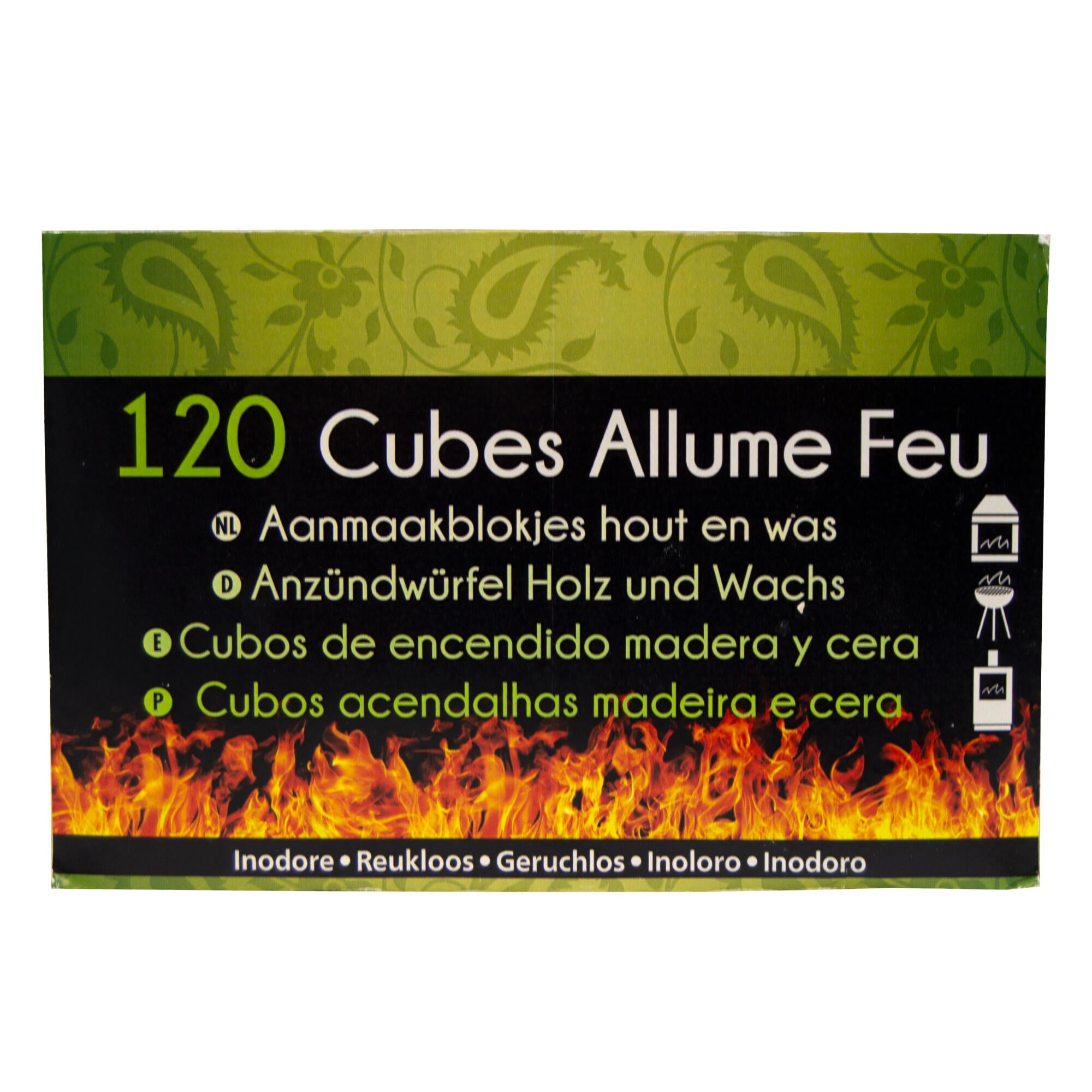 Cubos de encendido ecológico CHEMINETT MAXIPACK 120 unidades 100% Naturales - 7