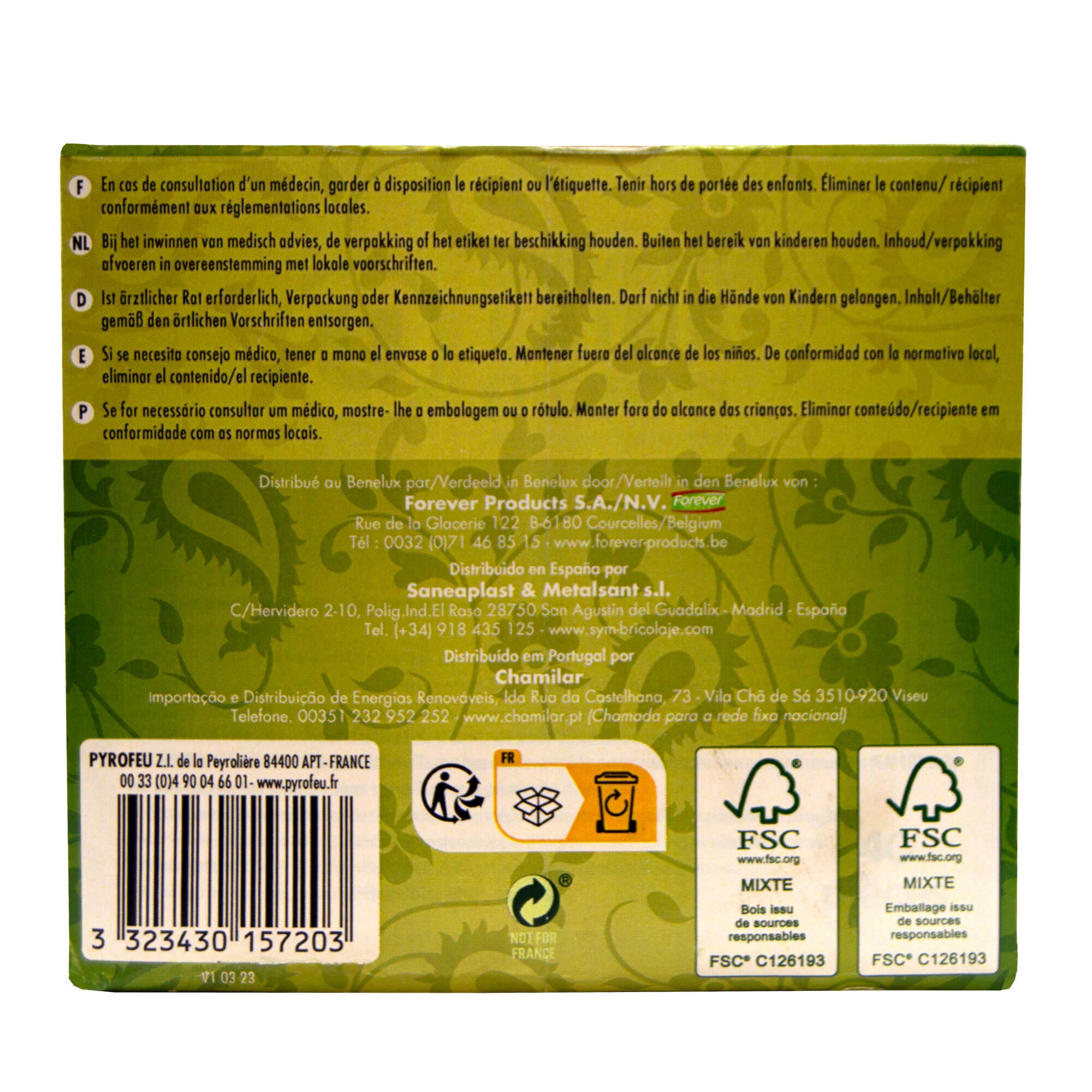 Cubos de encendido ecológico CHEMINETT MAXIPACK 120 unidades 100% Naturales - 5