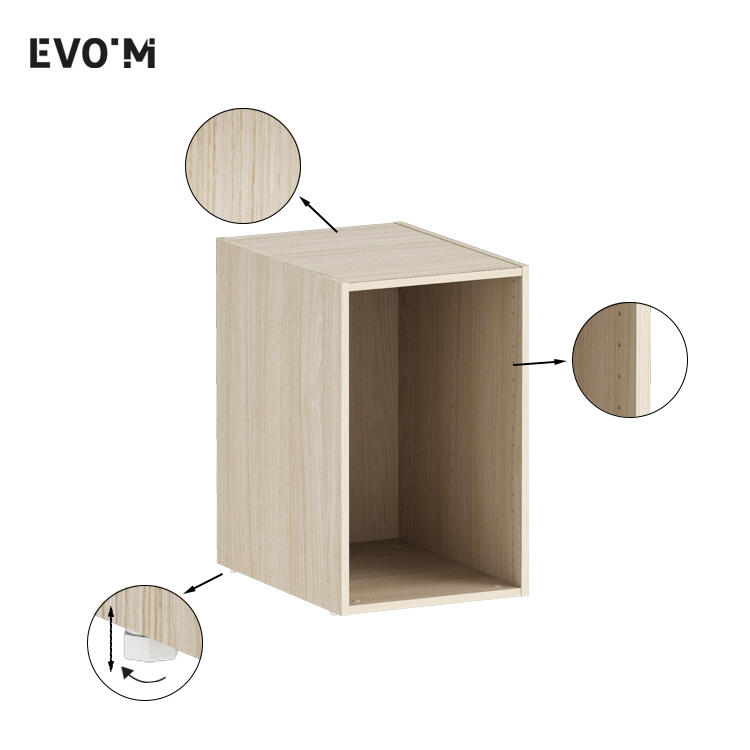 Caisson SPACEO Evo'M effet Chêne H.64 X L.40 X P.54 cm - 3
