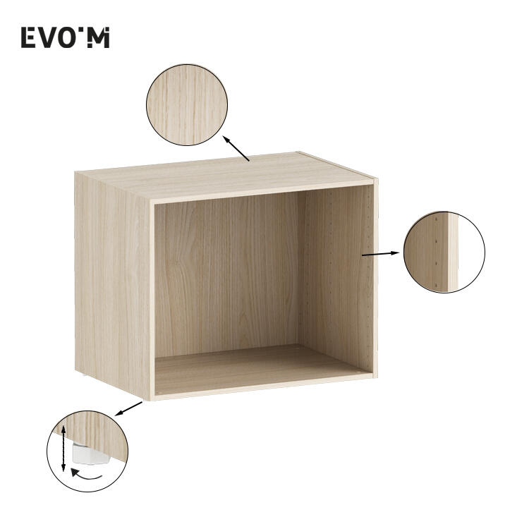 Caisson SPACEO Evo'M effet Chêne H.64 X L.80 X P.54 cm - 4