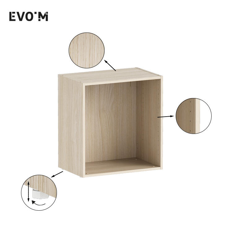 Móvel inferior Spaceo Evo'M 60x38x64cm carvalho - 5