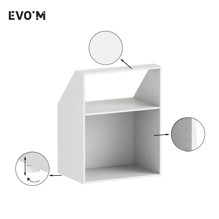 Caisson sous pente SPACEO Evo'M Blanc H.102,4 X L.80 X P.54 cm - 3