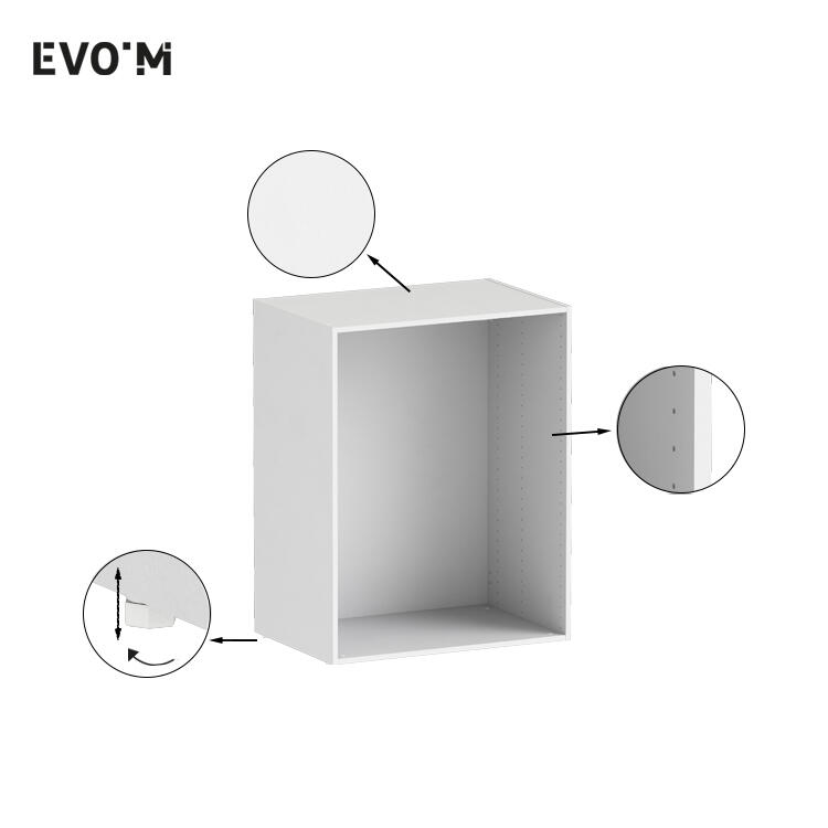 Móvel inferior Spaceo Evo'M 80x54x102.4cm branco - 5