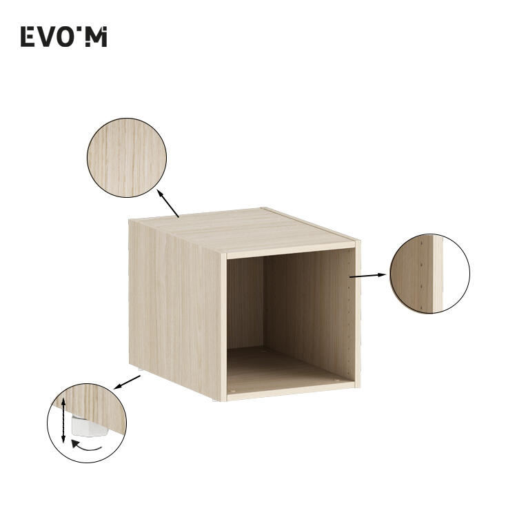 Caisson SPACEO Evo'M effet Chêne H.38,4 X L.40 X P.54 cm - 8