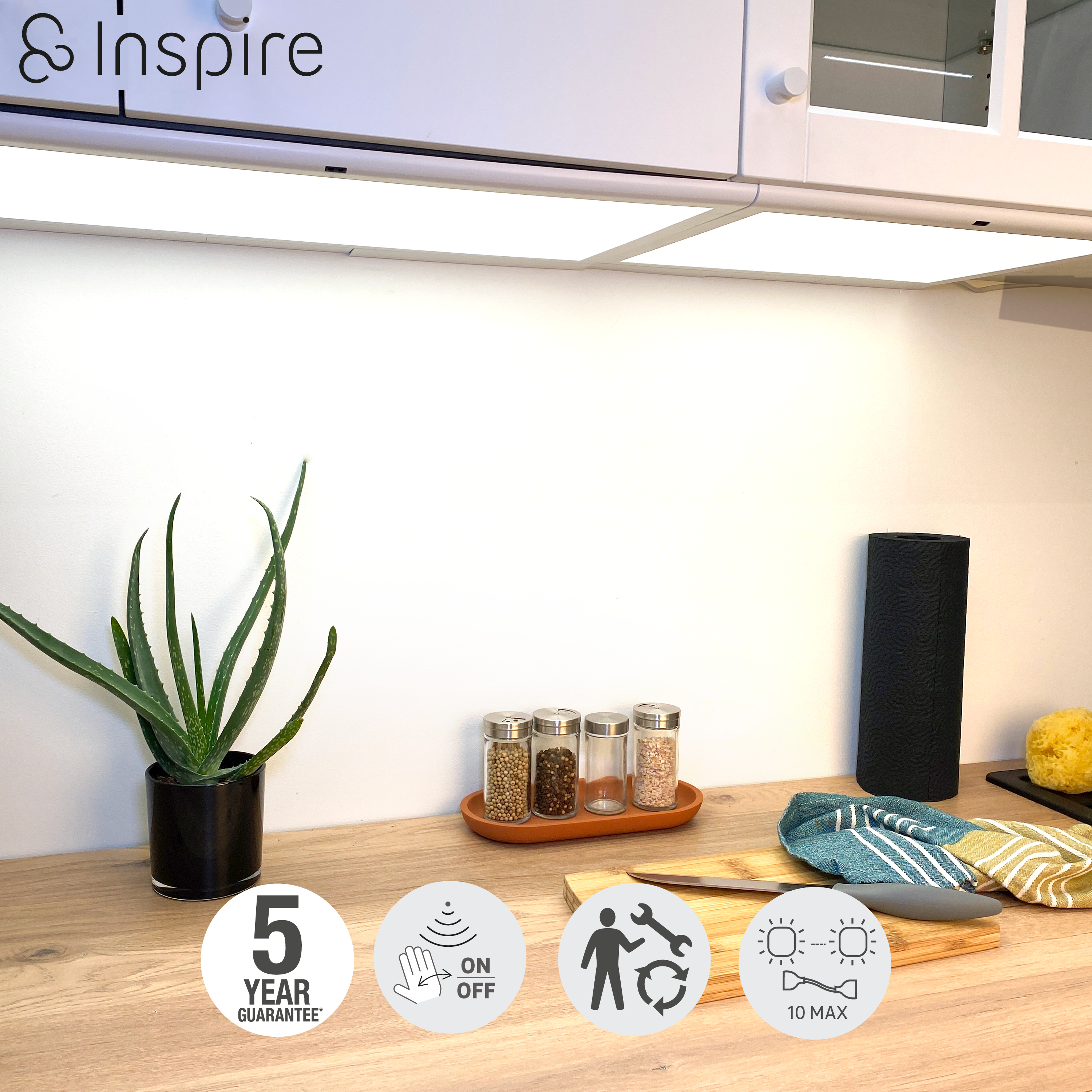 Panel LED Naoko IP20 60 x 35 cm 650 lm Inspire - 16