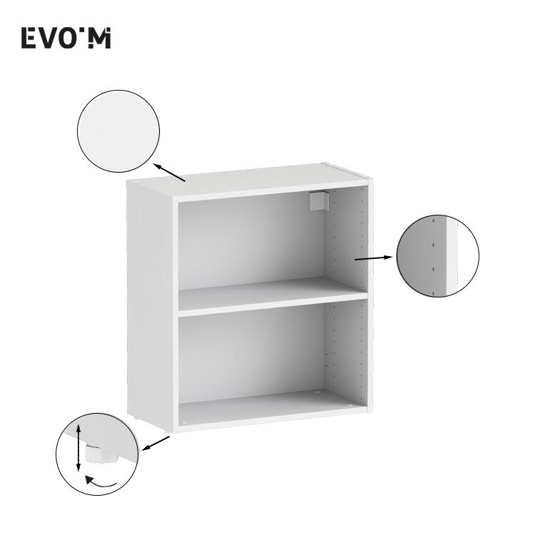 Caisson + 1 tablette SPACEO Evo'M Blanc H.64 X L.60 P.28 cm - 3