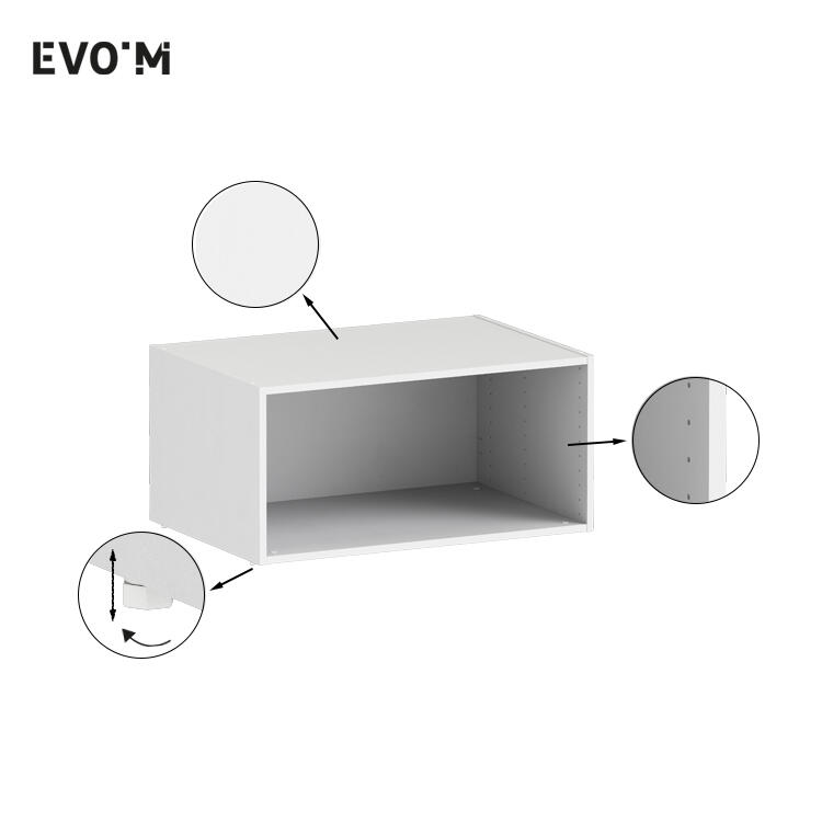 Módulo 38,4x80x54 cm branco Spaceo Evo'M - 5