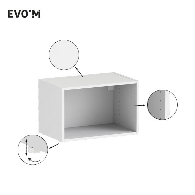 Módulo 38,4x60x38 cm branco Spaceo Evo'M - 6