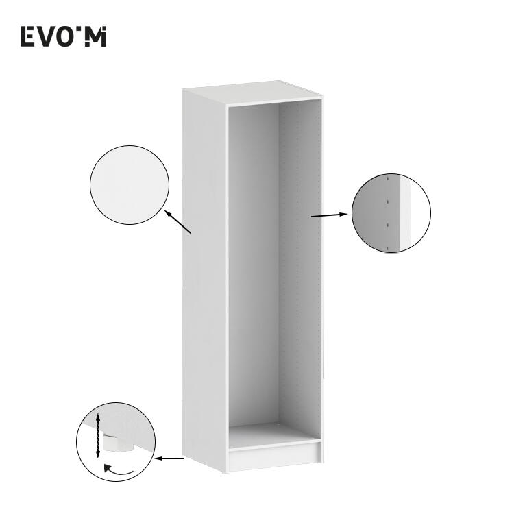 Caisson SPACEO Evo'M Blanc H.204,8 L.60 X P.54 cm - 2
