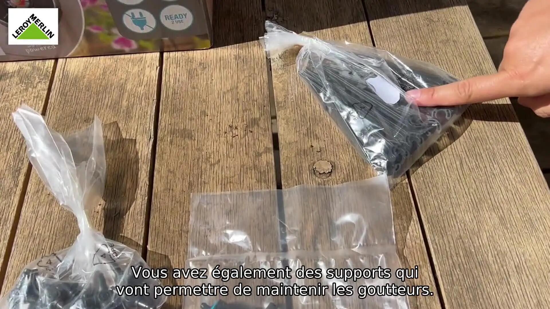 Kit d'arrosage avec goutteur intégré AquaBloom GARDENA 13300-20 L.20 m Diam.4 mm - 17