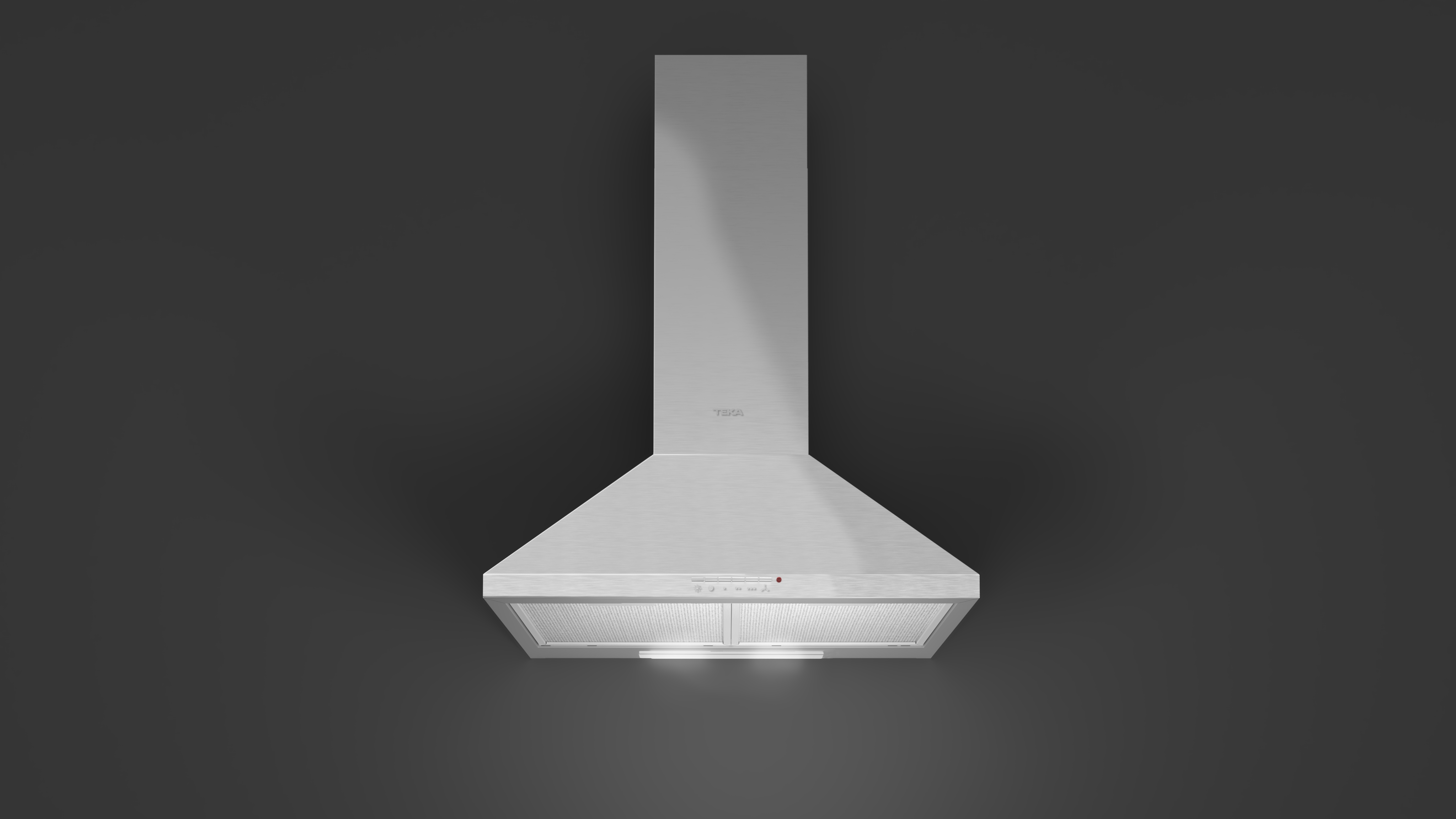 Exaustor de parede 60cm 380 m³/h cinza Teka Dbb 60 - 2