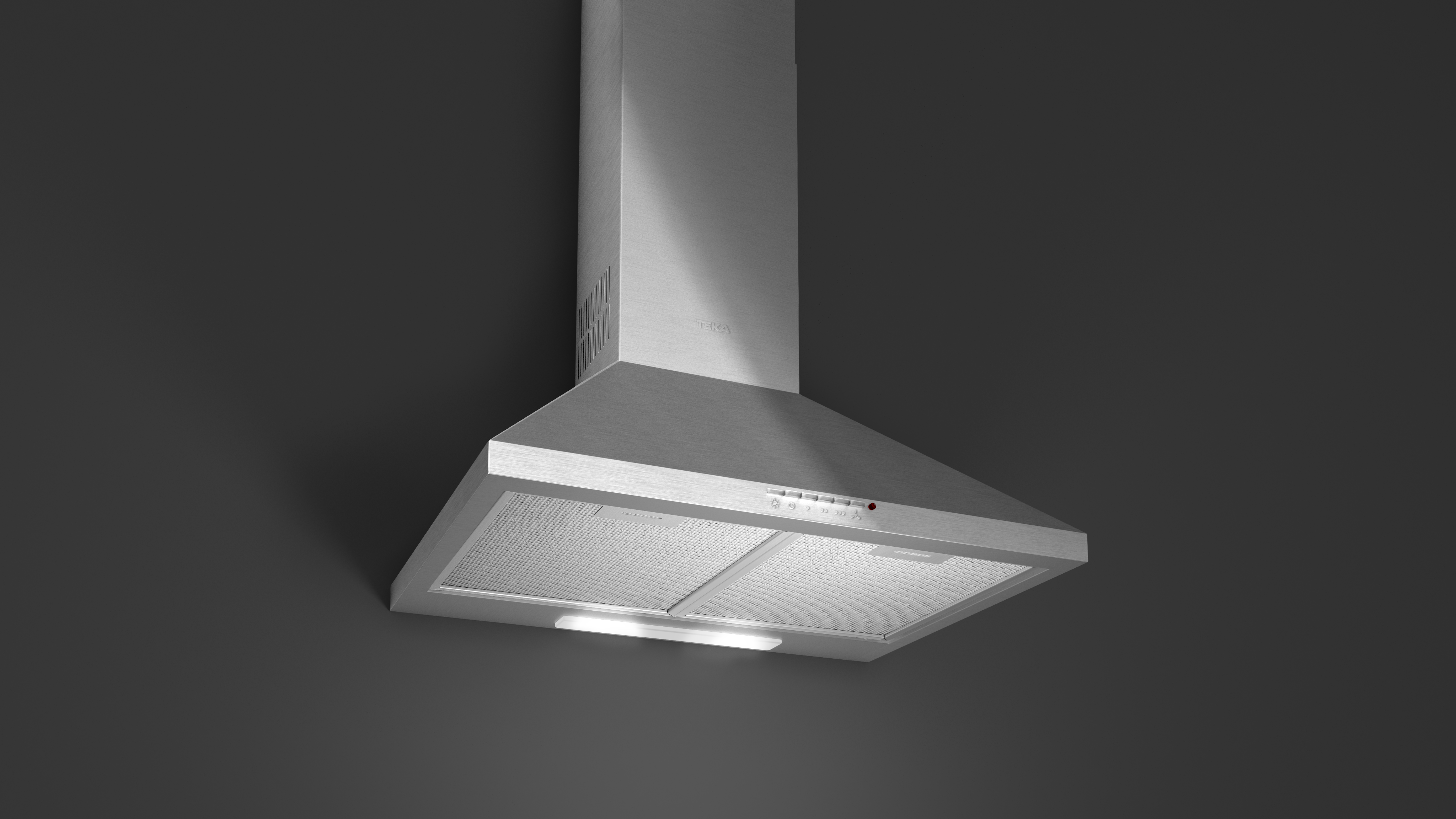 Exaustor de parede 60cm 380 m³/h cinza Teka Dbb 60 - 8