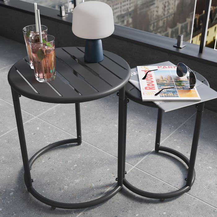 set-of-2-low-tables-cafe-II-gigogne-steel-anthracite