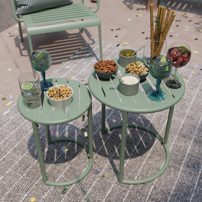 set-of-2-low-tables-cafe-II-gigogne-steel-agave-green