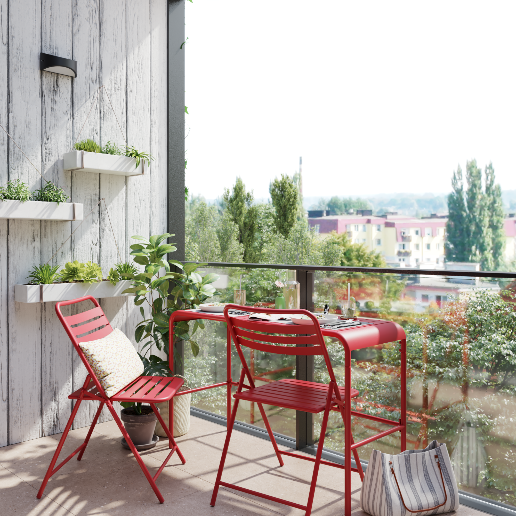 Candeeiro de parede exterior LED ip54 1400 lm 4000K cinzento Inspire Gijon - 5