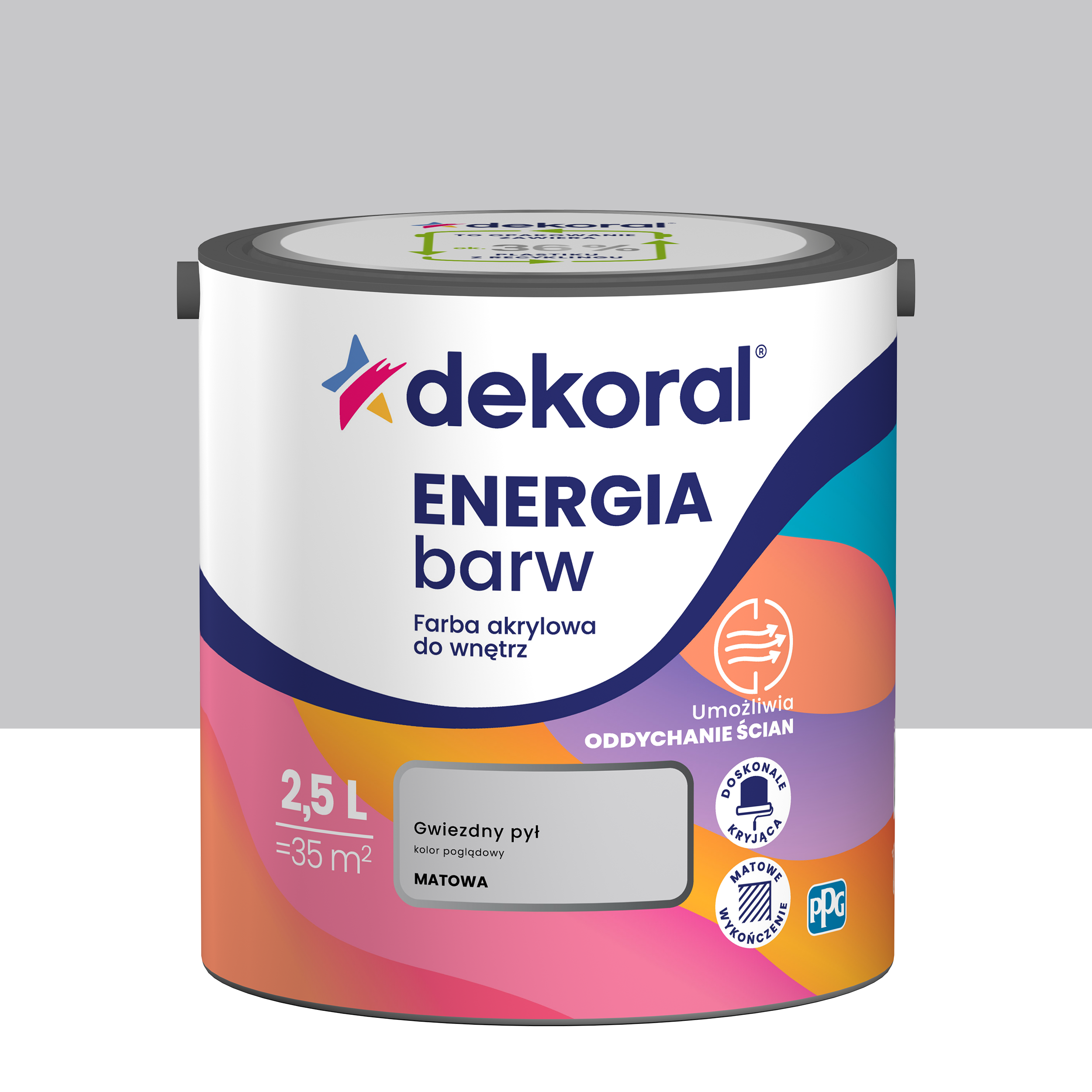 Farba Dekoral Energia Barw Gwiezdny pył 2.5 l