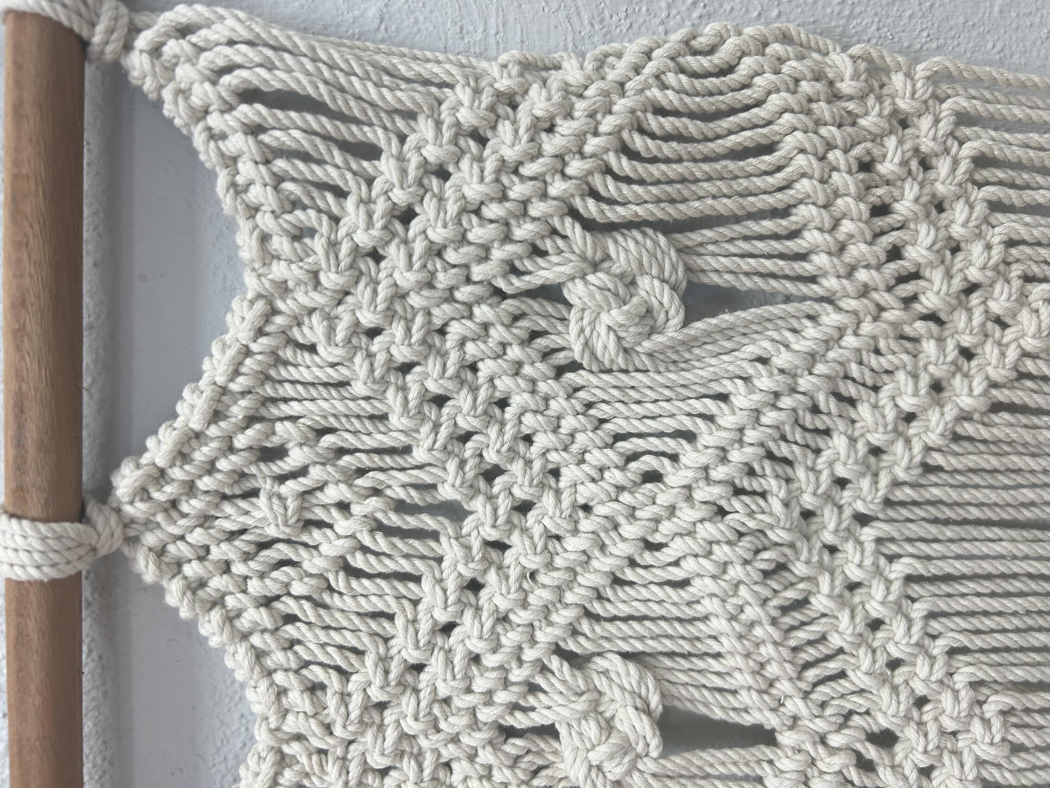 Painel decorativo perede macrame 40 x 60 cm Nº2 - 8