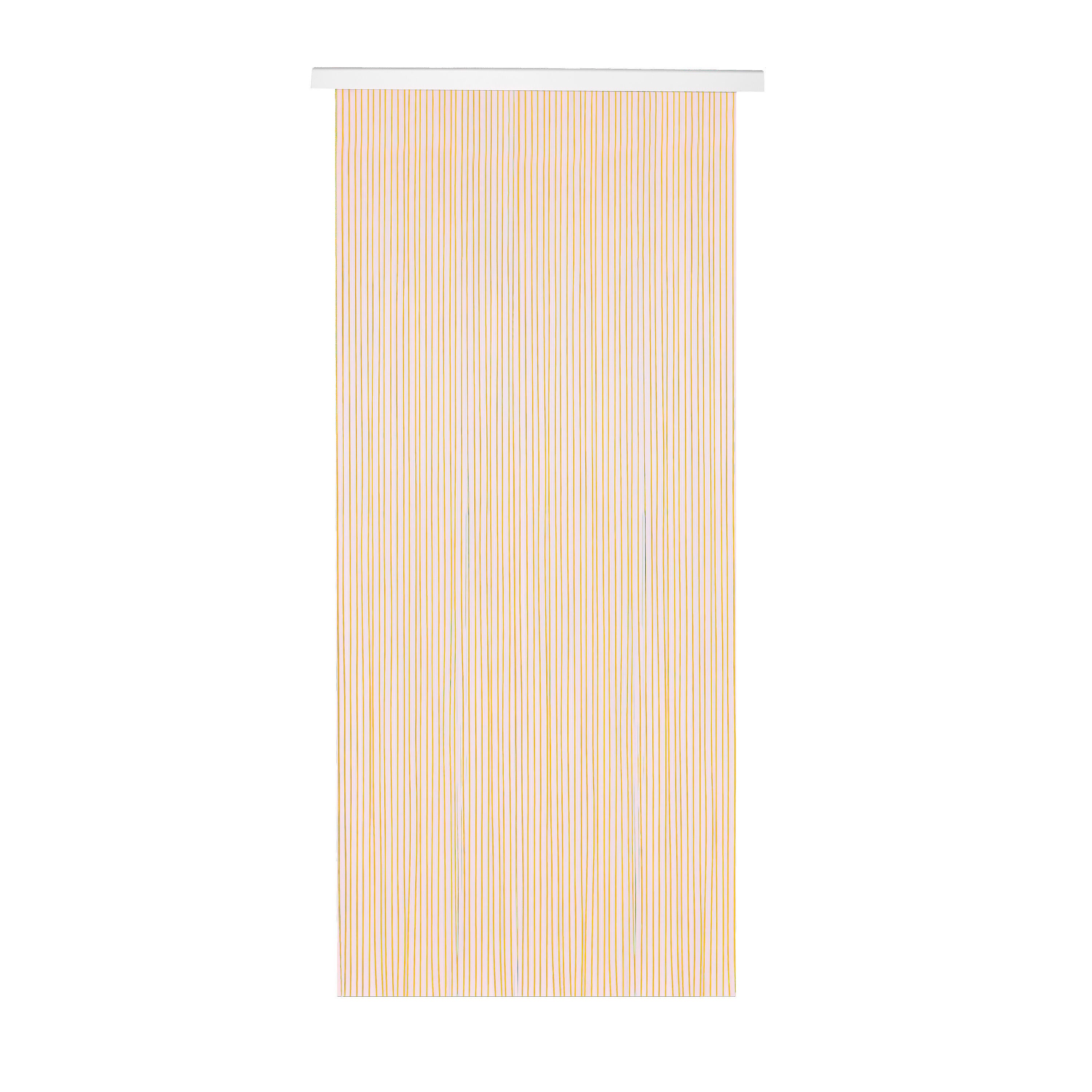 Cortina de puerta plástico guadiana oro-transparente 90 x 210 cm