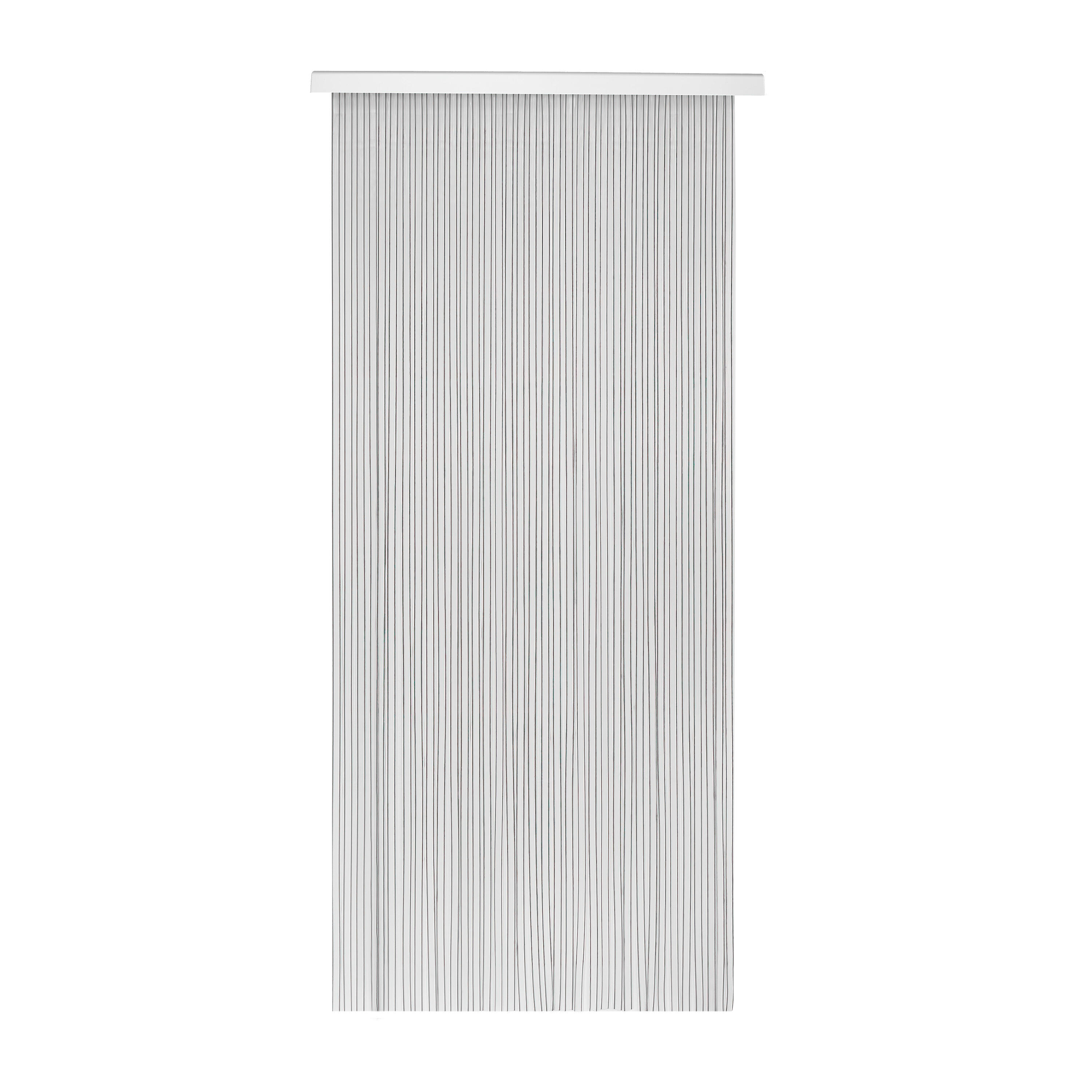 Cortina de puerta plástico guadiana blanco-transparente 90 x 210 cm