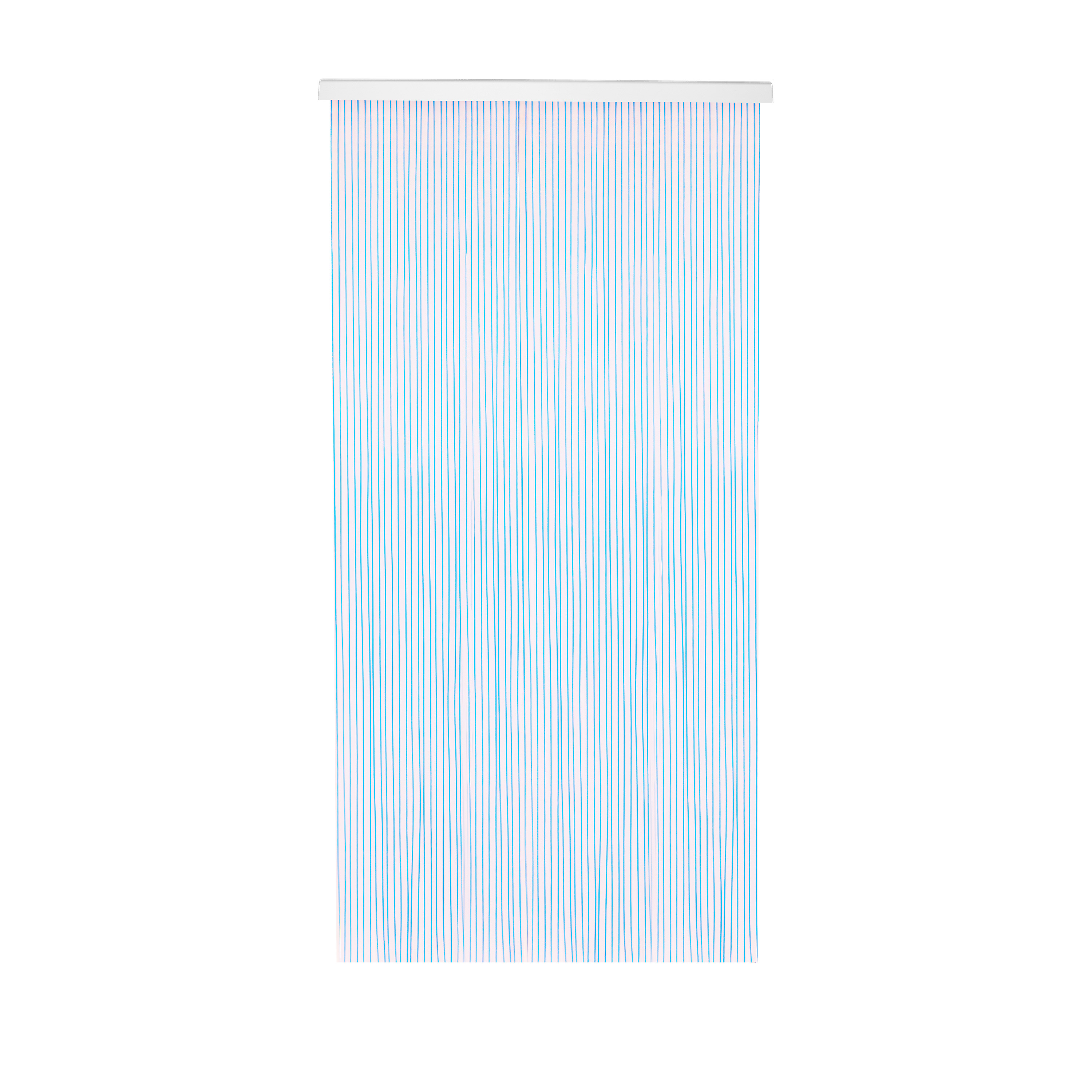 Cortina de puerta pvc guadiana azul-transparente 90 x 210 cm