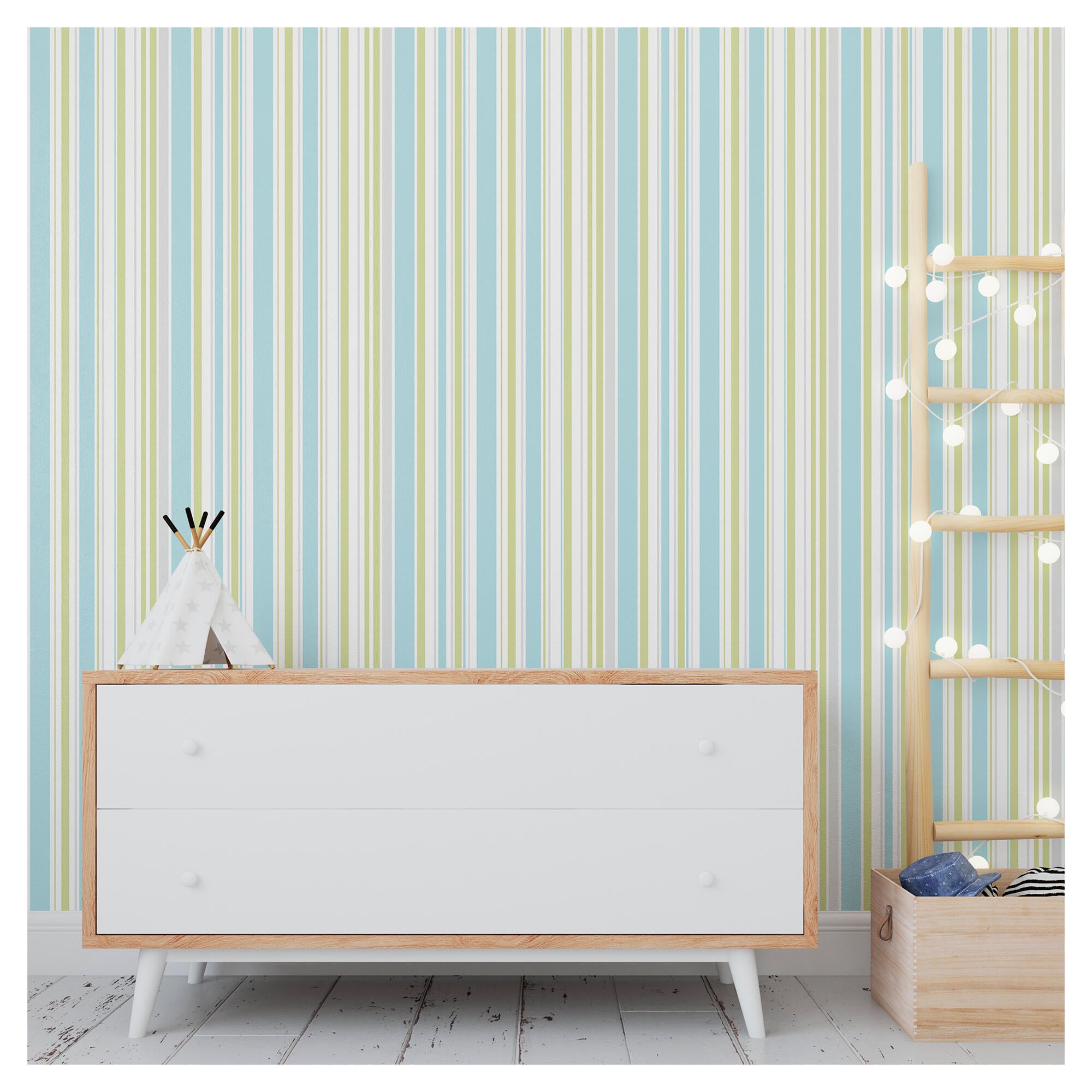 Papel pintado tapiz aplicación cola en papel rayas 6578 amarillo vinelus 52cmx10m