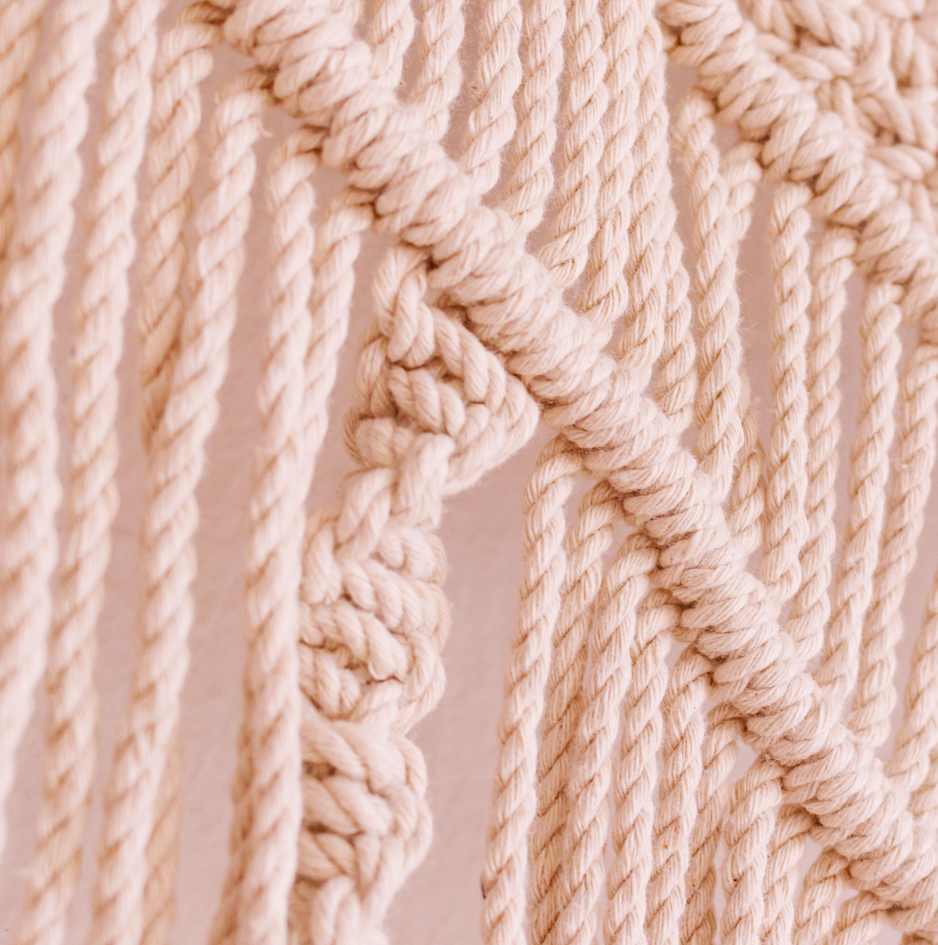 Painel decorativo perede macrame 40 x 60 cm  Nº3 - 11