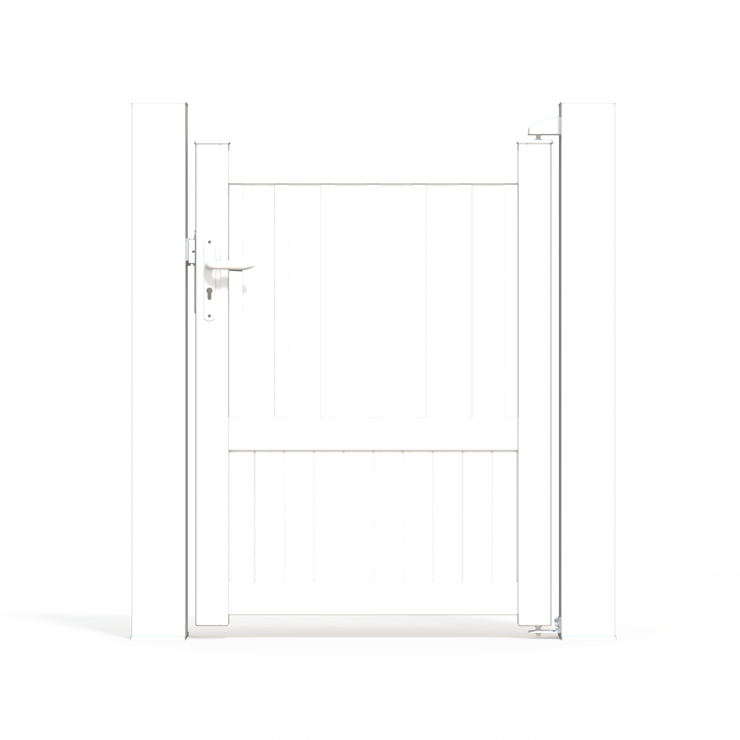 Portillon battant Penmarch blanc, Klos up! l.99 x H.135 cm - 2