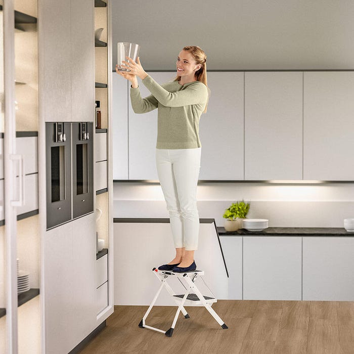 Marchepied stable usage quotidien 2 marches Hailo