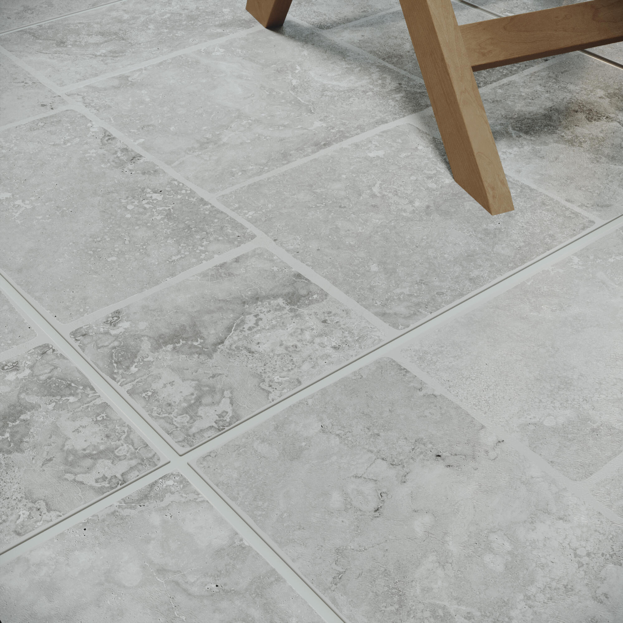 Suelo porcelánico lakos efecto piedra grey multiformato 60x60 cm c3 artens