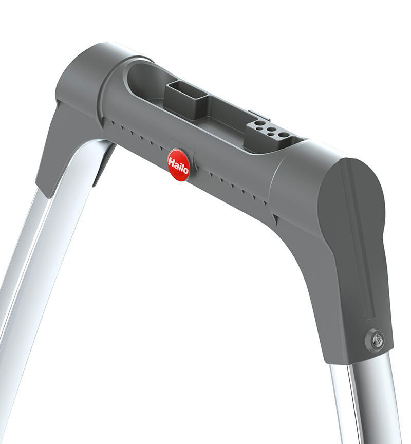 Marchepied escabeau 3 marches pratique porte outil Hailo - 2