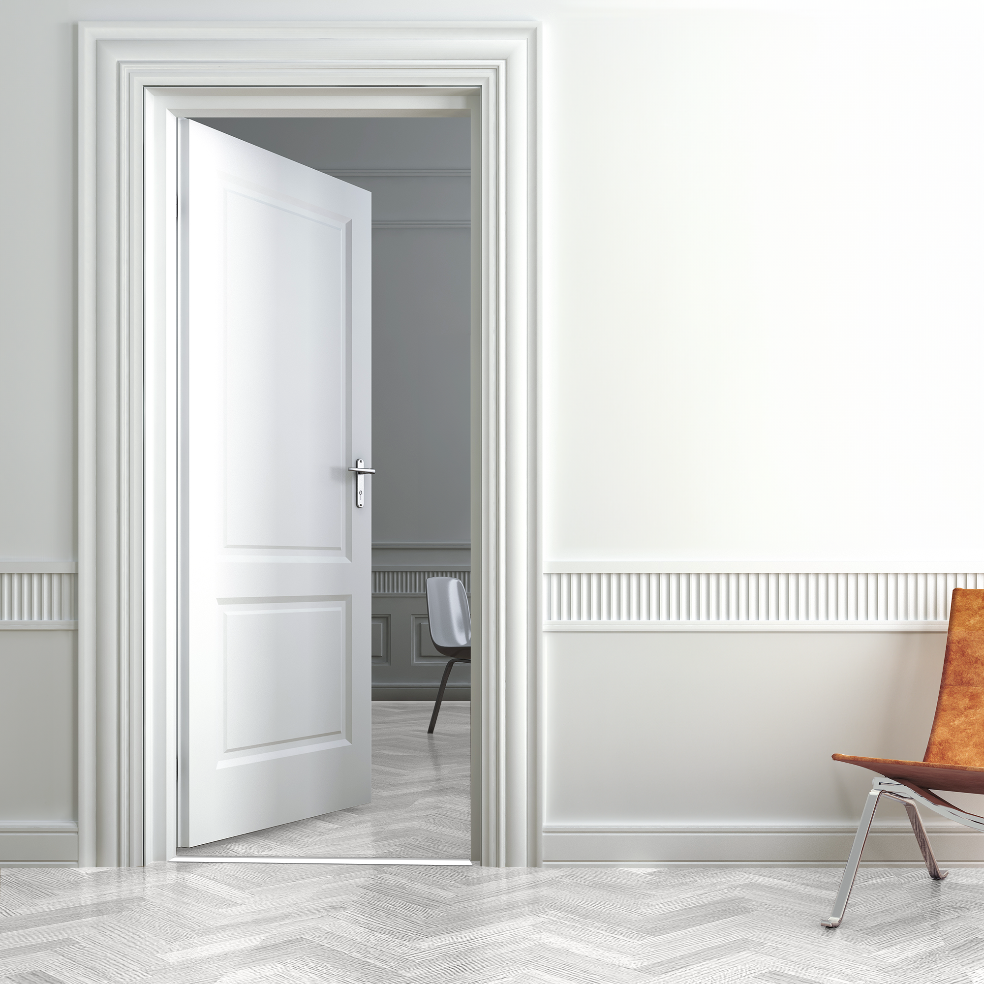 Barre de seuil alu blanc à fixer, l.3.7 cm x L.83 cm ARTENS - 4
